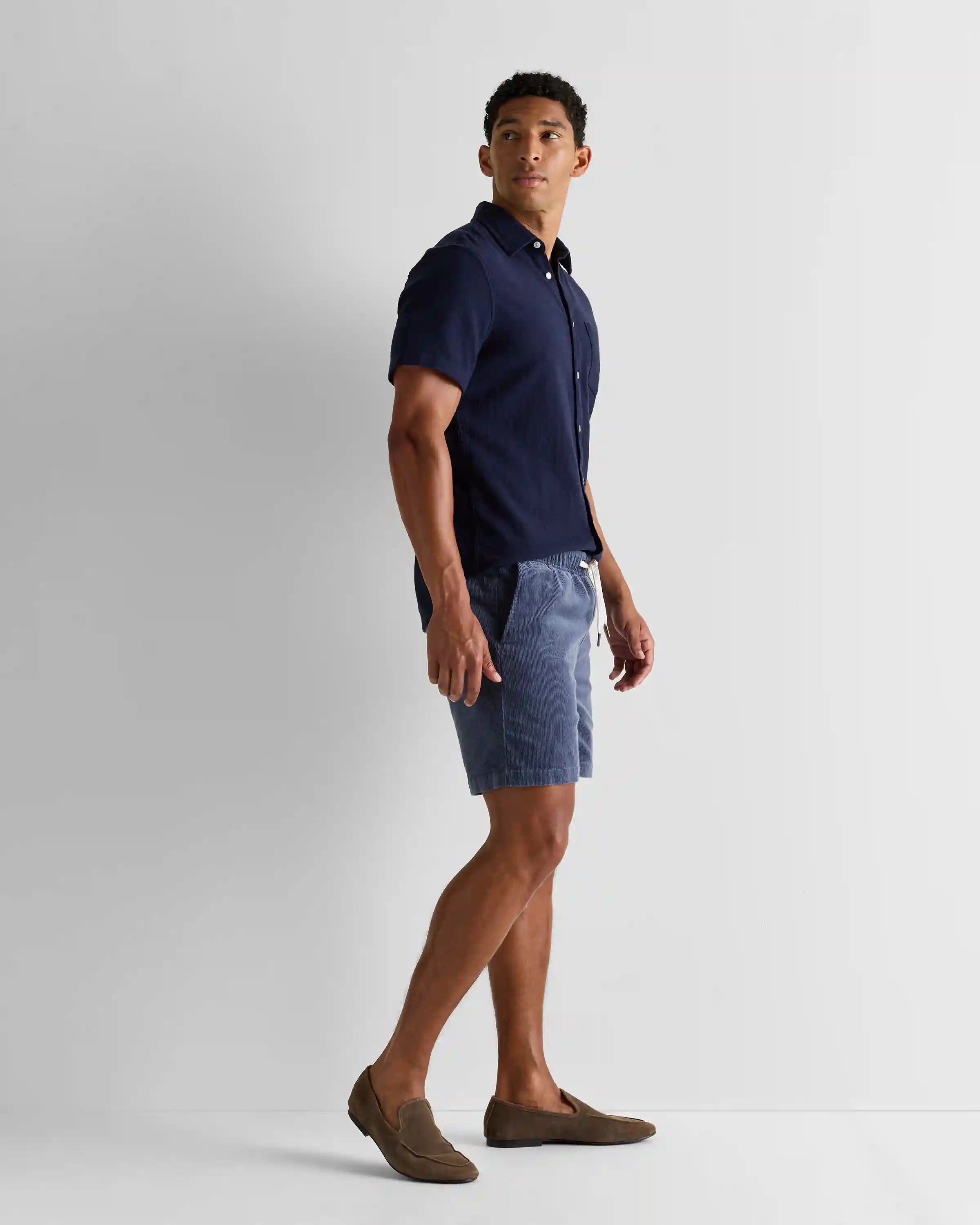 Organic Stretch Corduroy Shorts - 6"
