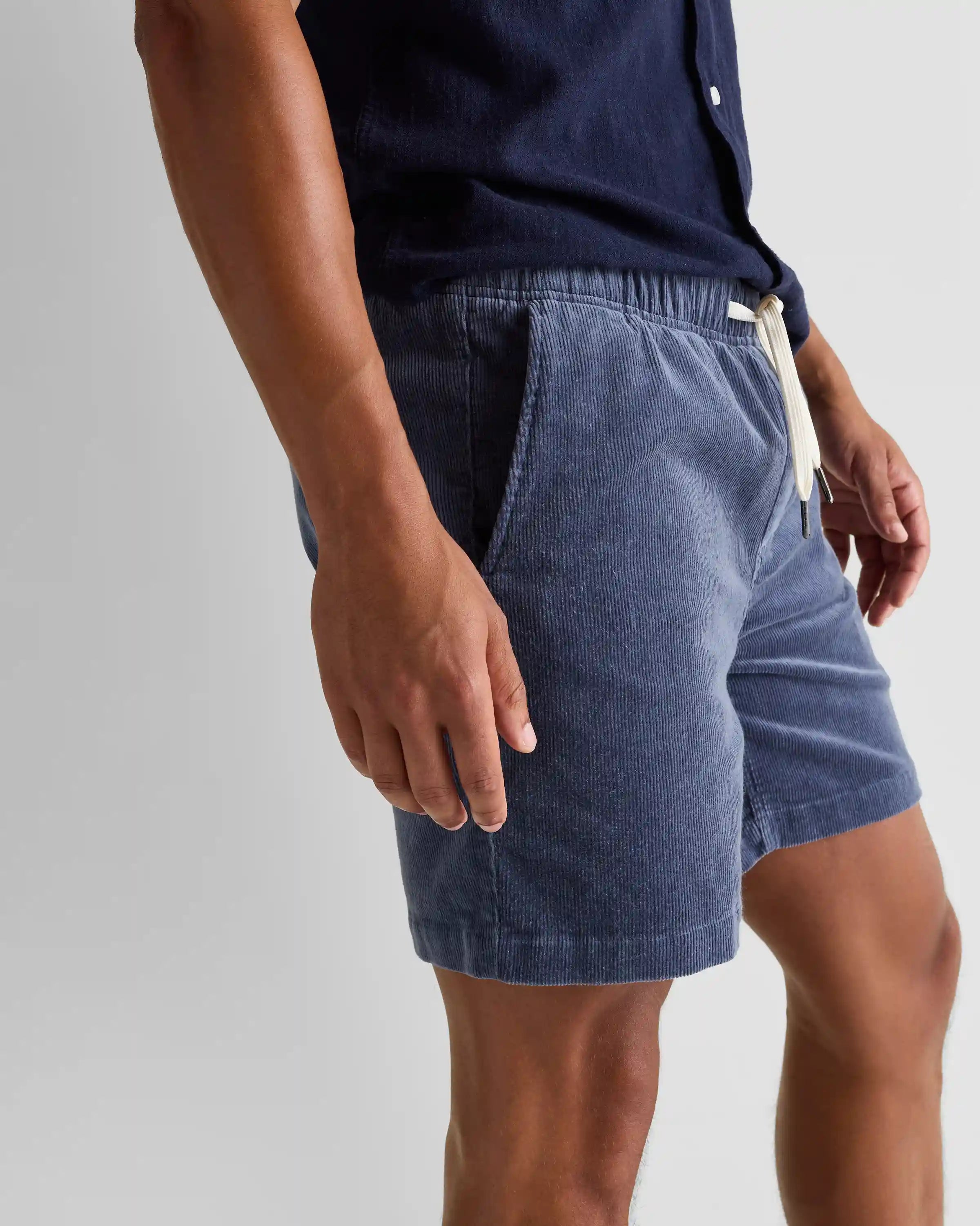 Organic Stretch Corduroy Shorts - 6"