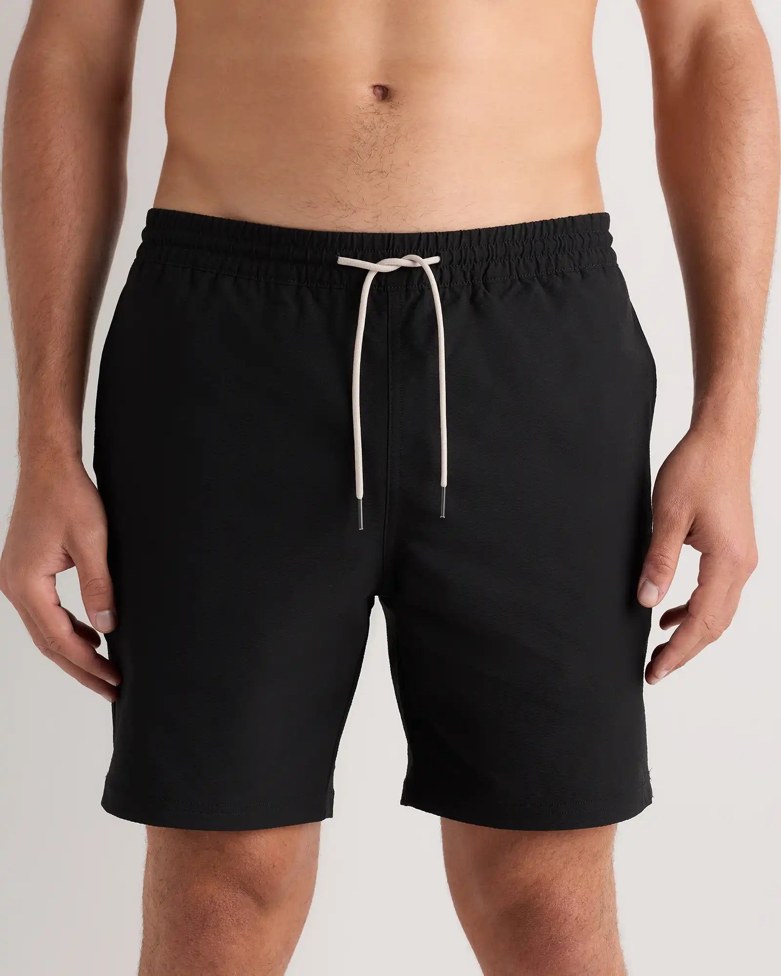 Seersucker Swim Trunks - 7"