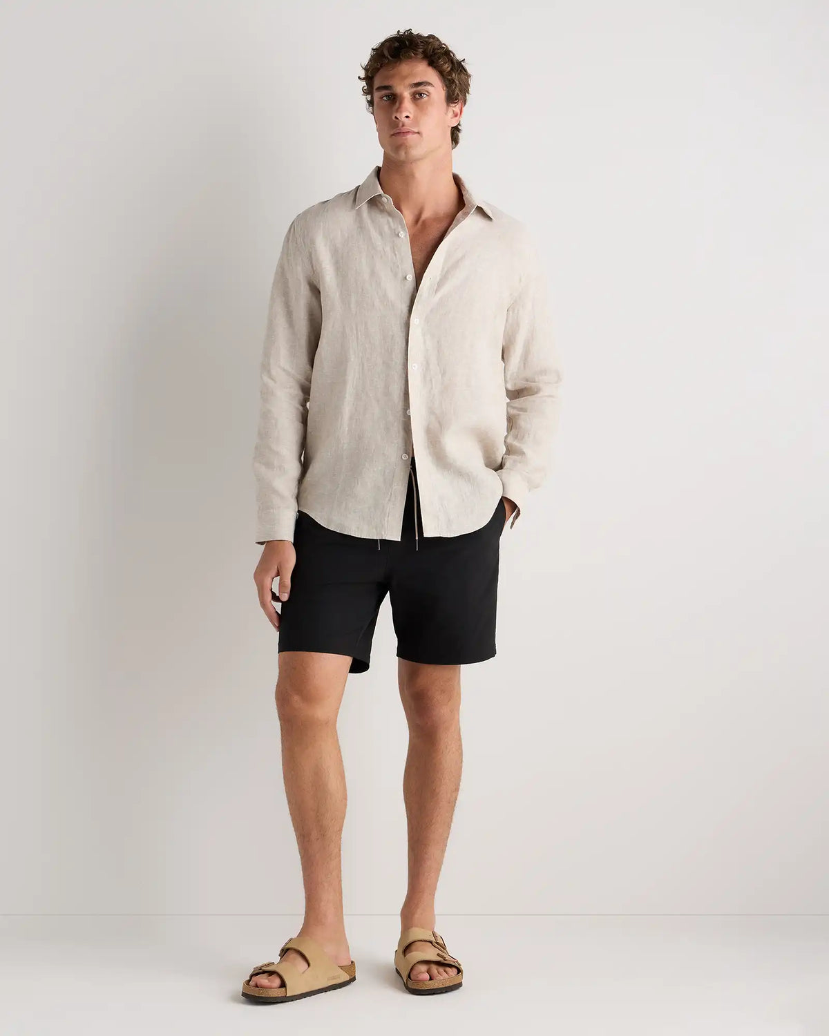 Seersucker Swim Trunks - 7"