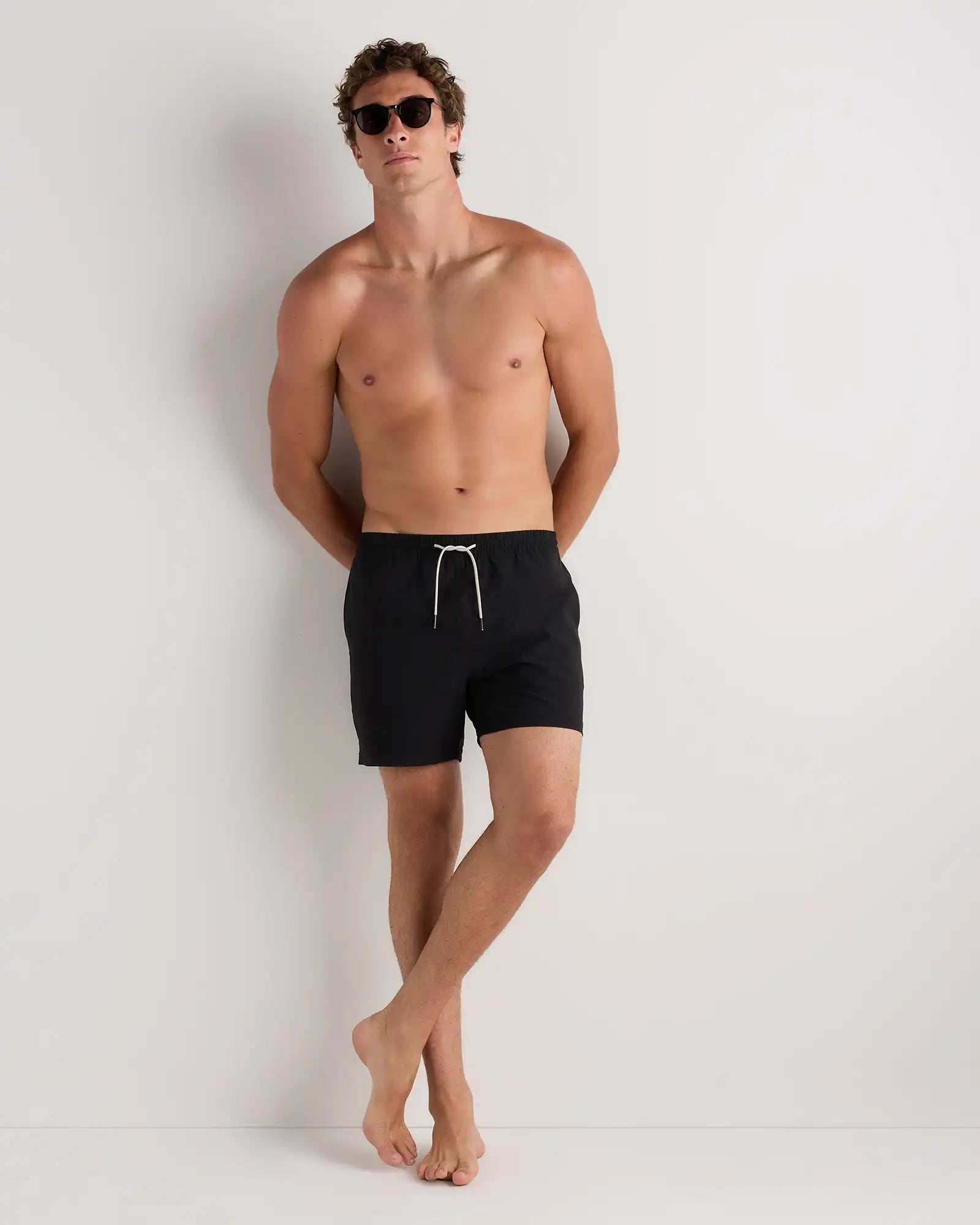 Seersucker Swim Trunks - 5.5"