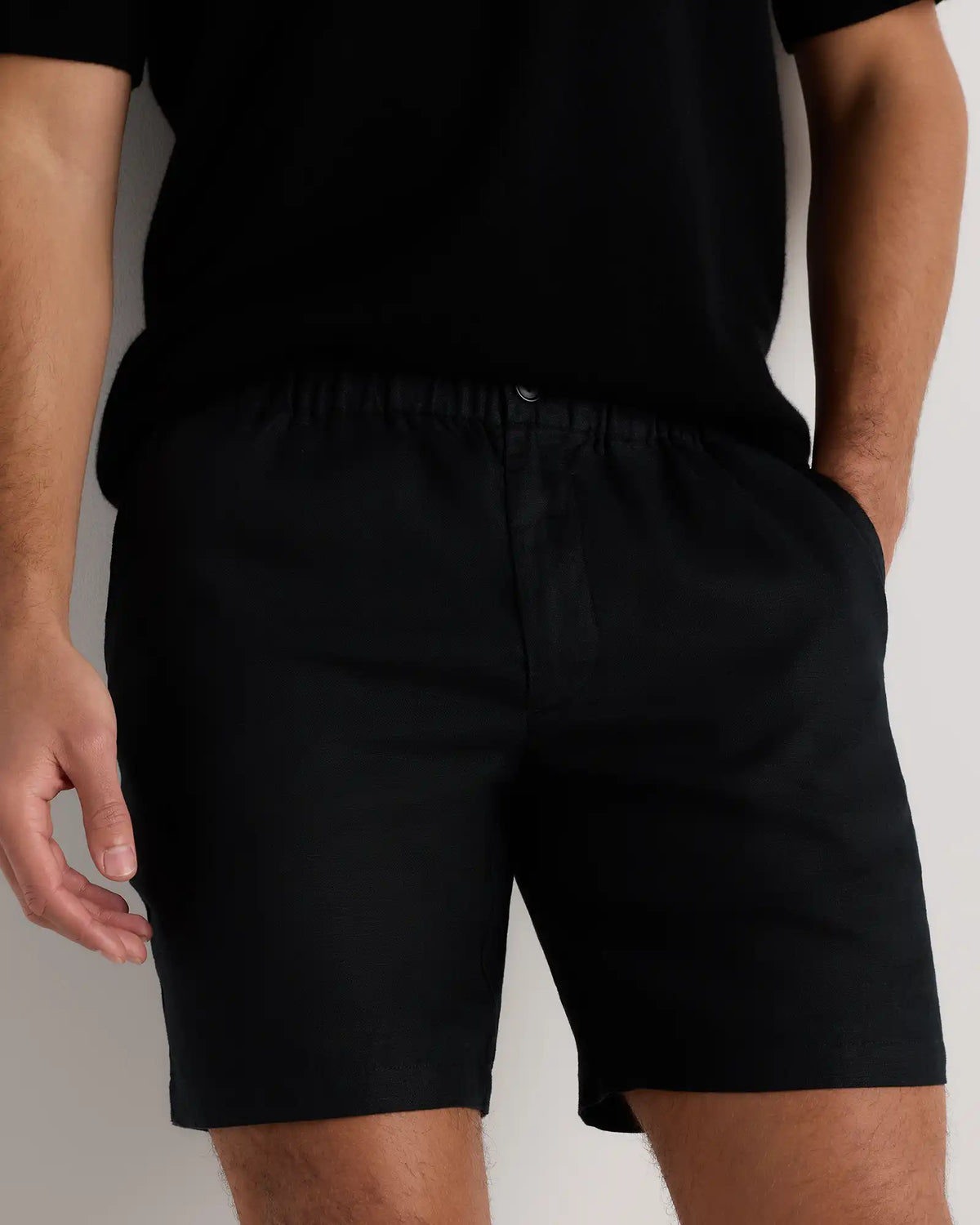 100% European Linen Shorts - 7"