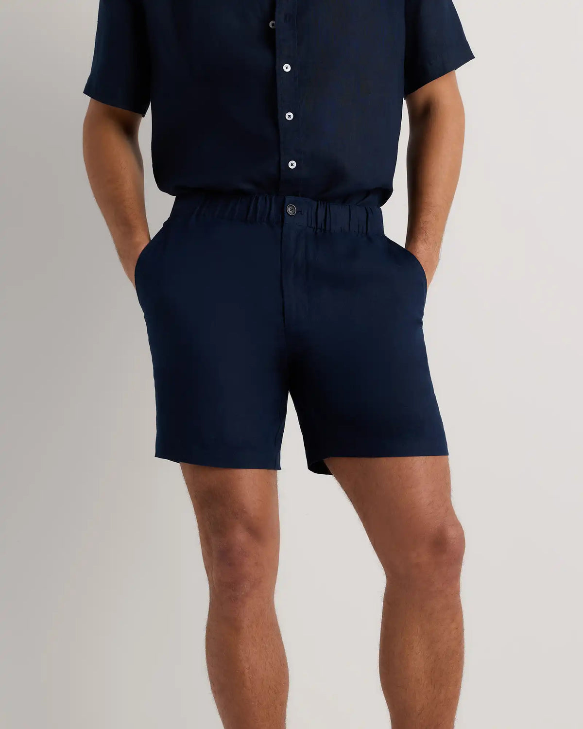100% European Linen Shorts - 7"