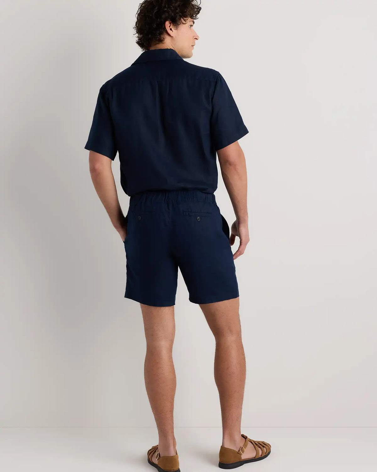 100% European Linen Shorts - 7"