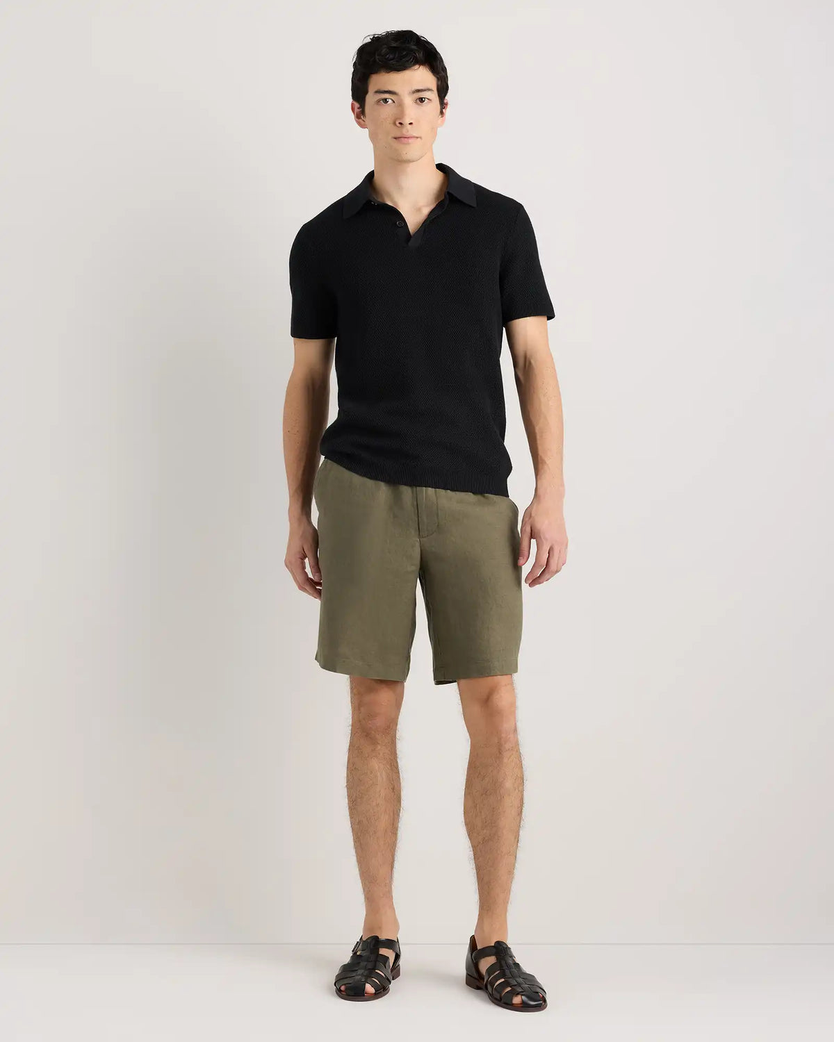 100% European Linen Shorts - 9"