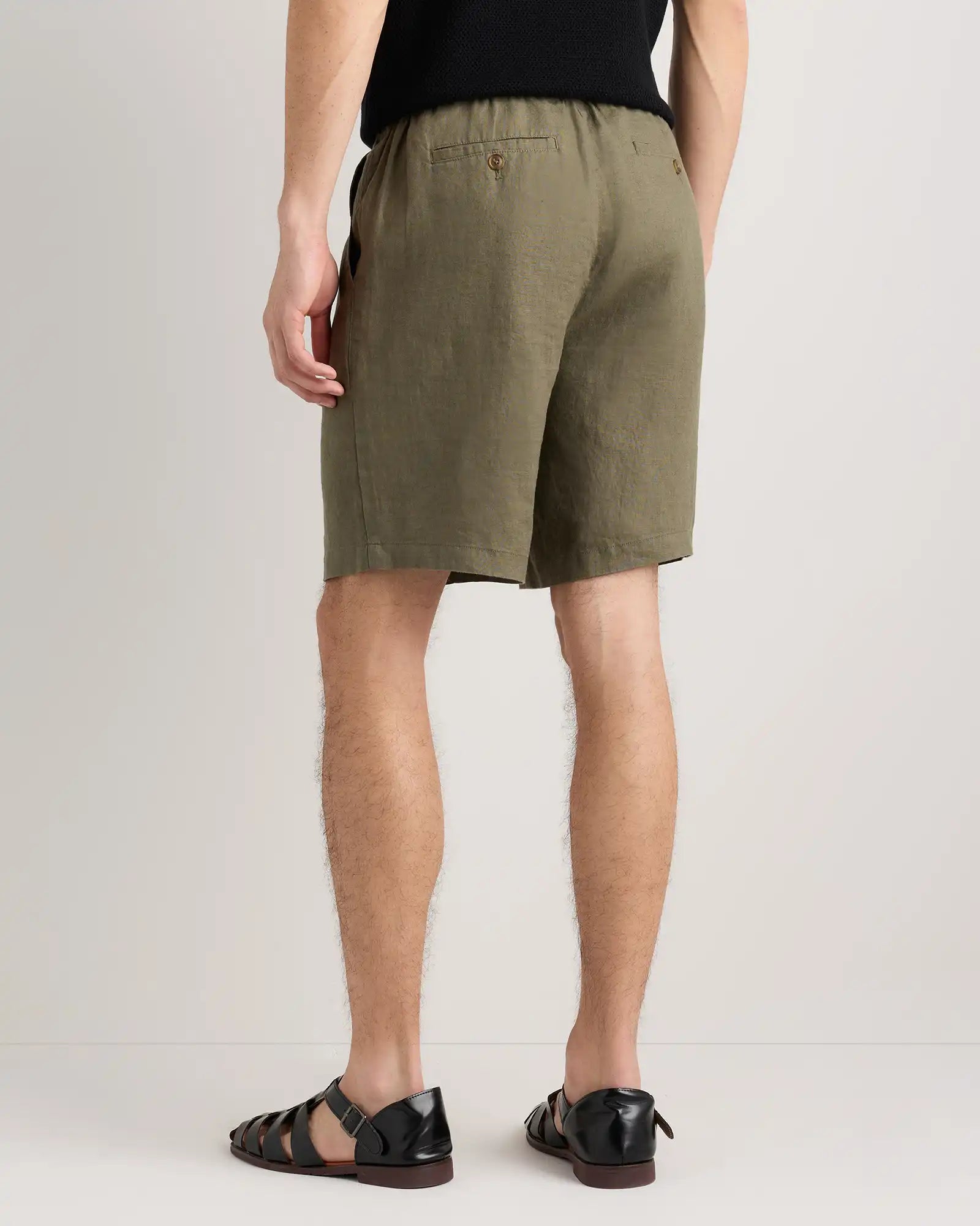100% European Linen Shorts - 9"