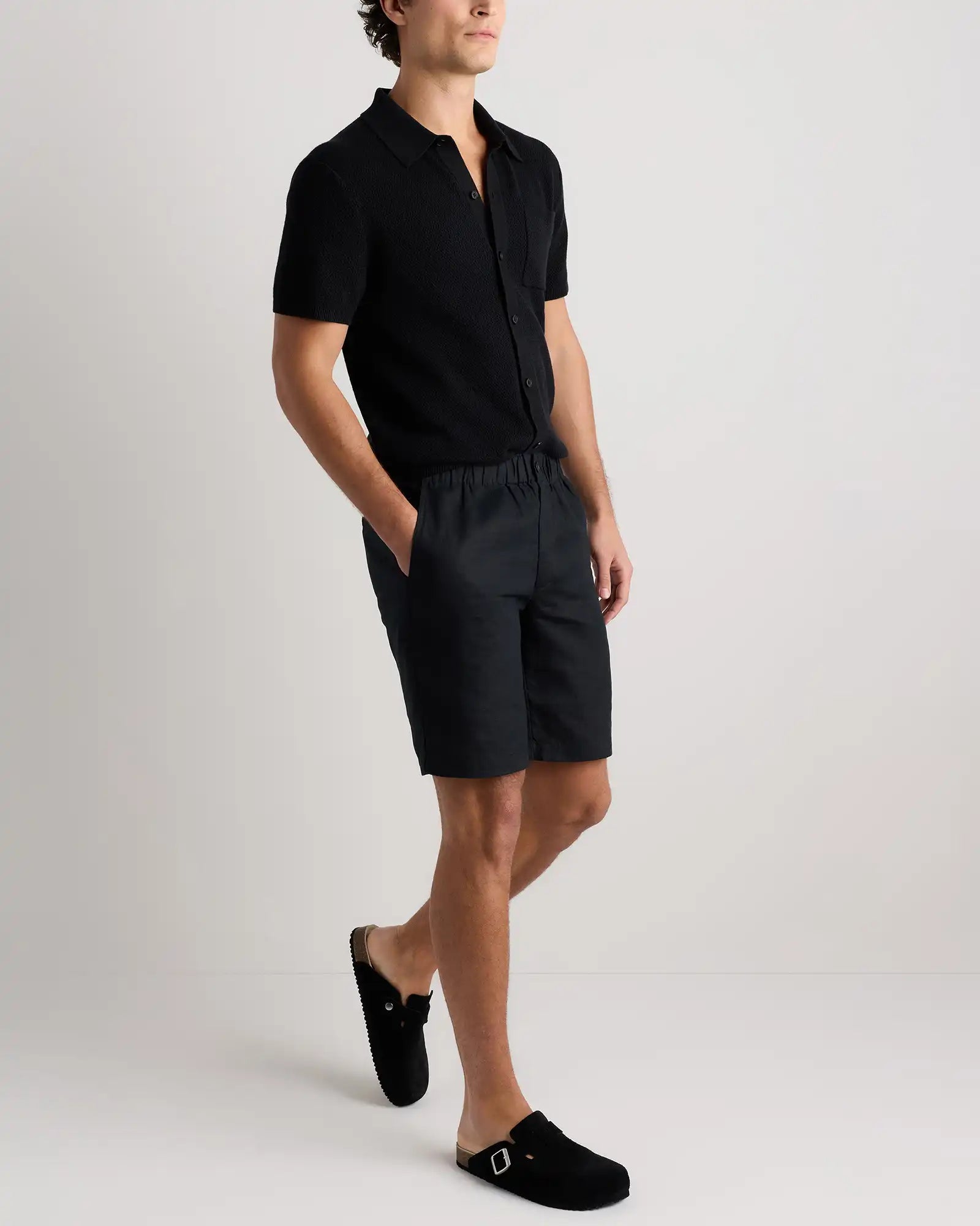 100% European Linen Shorts - 9"