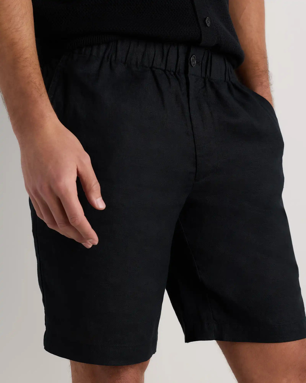 100% European Linen Shorts - 9"