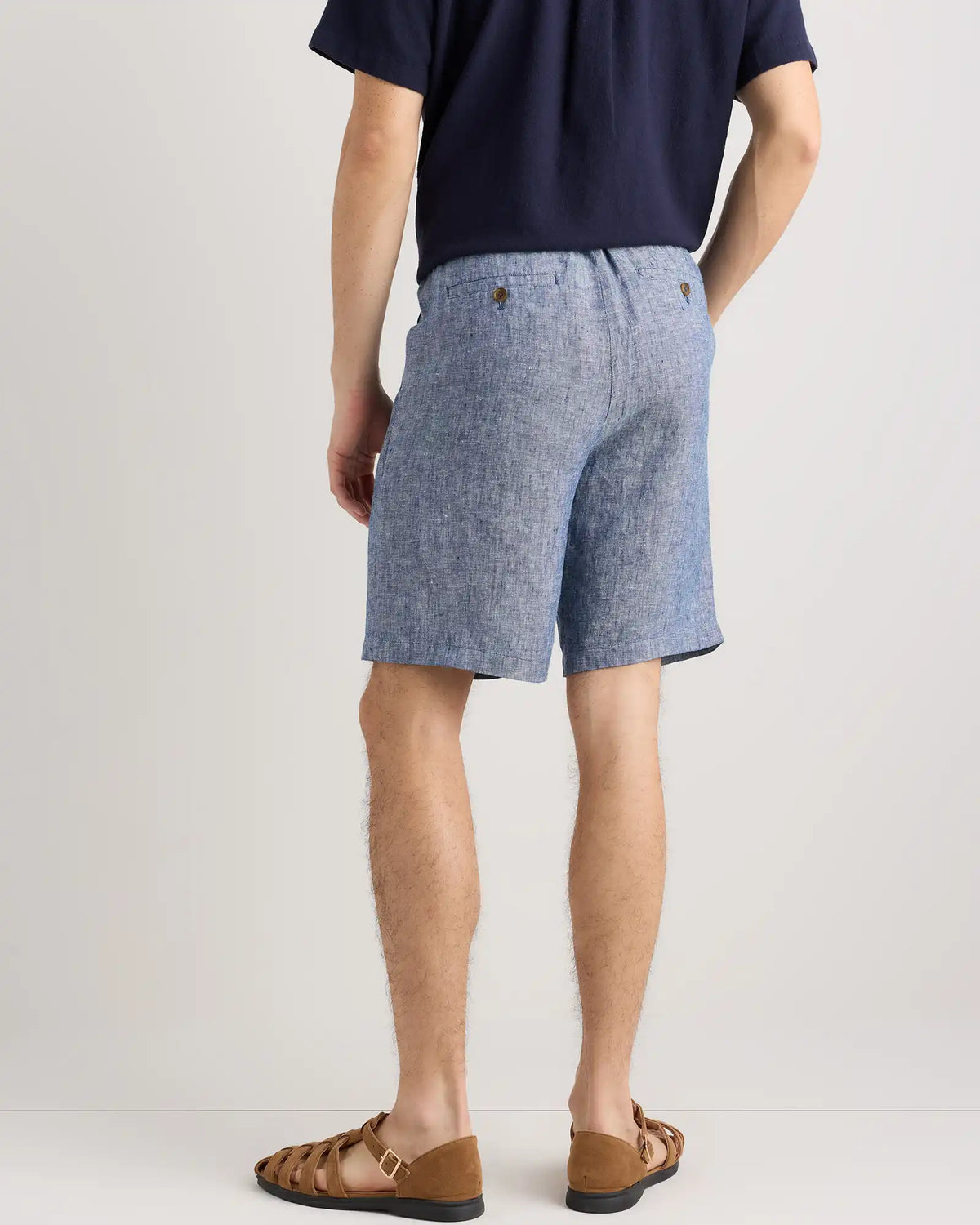 100% European Linen Shorts - 9"