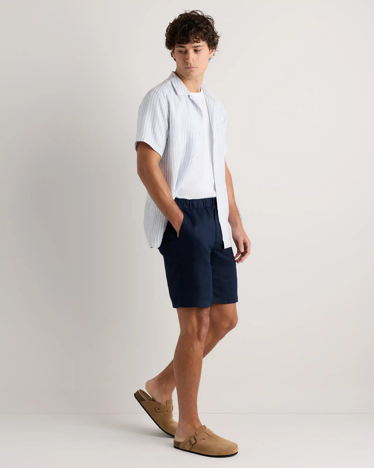 100% European Linen Shorts - 9"