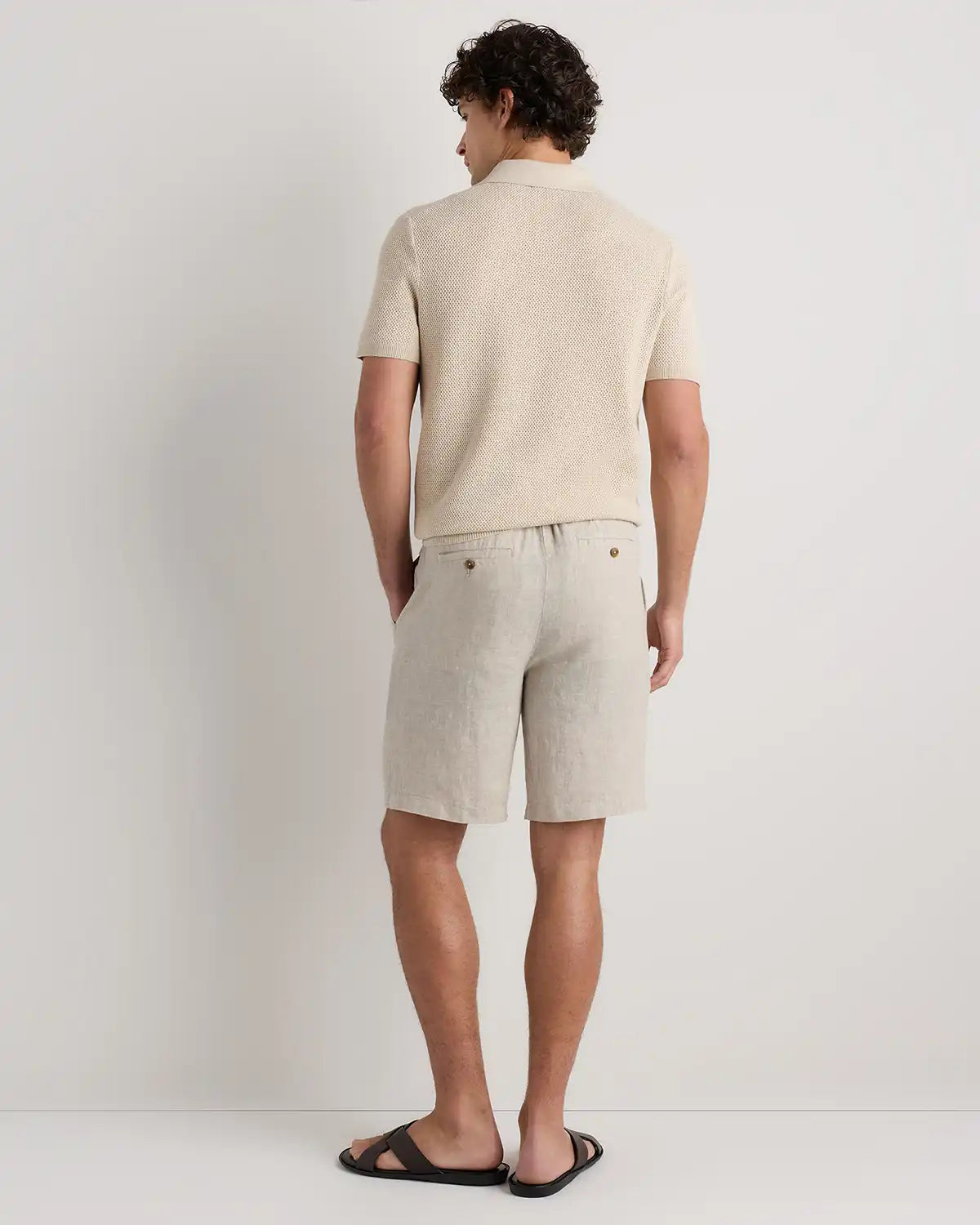 100% European Linen Shorts - 9"