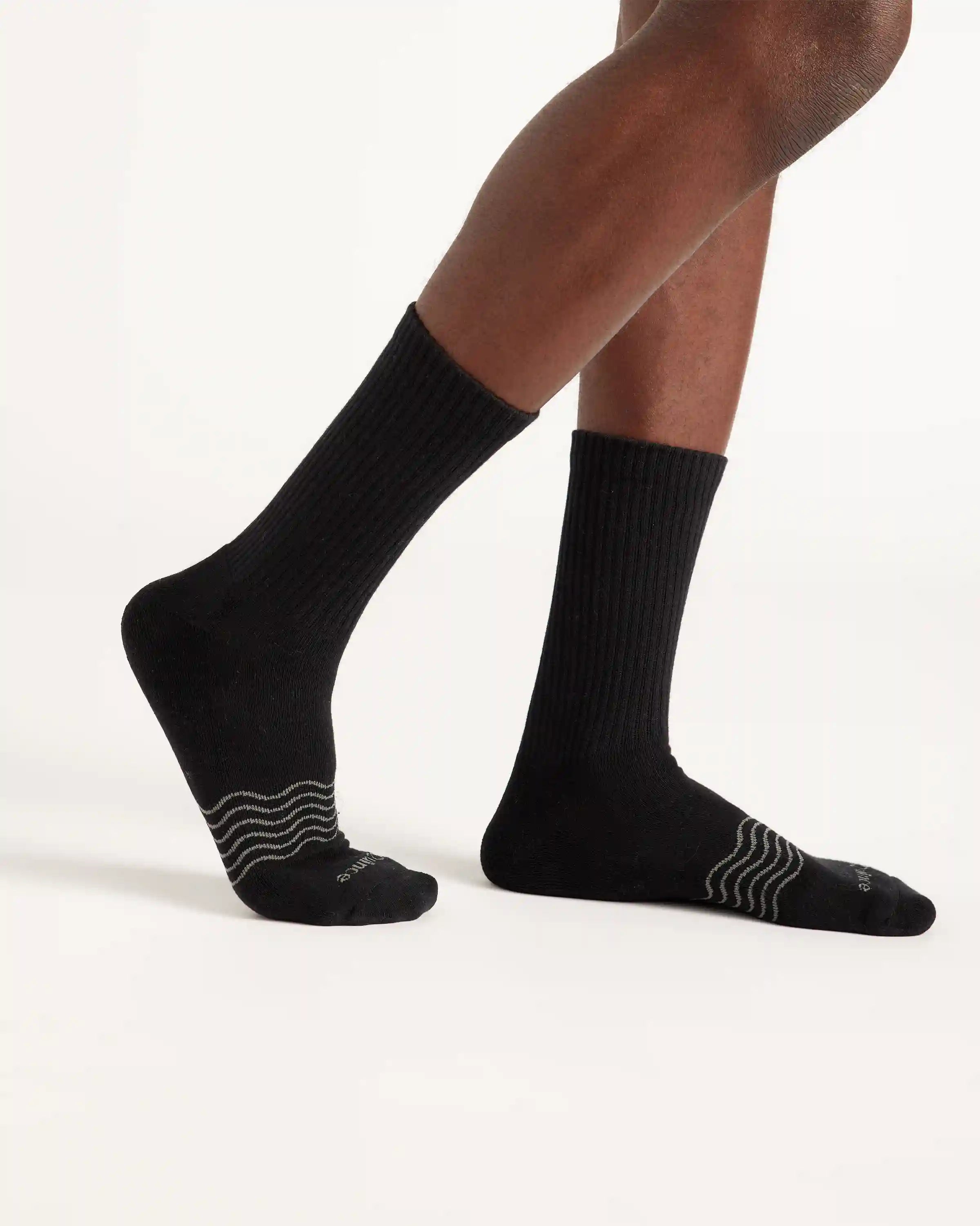 Everyday Cotton Solid Crew Socks (4-pack)