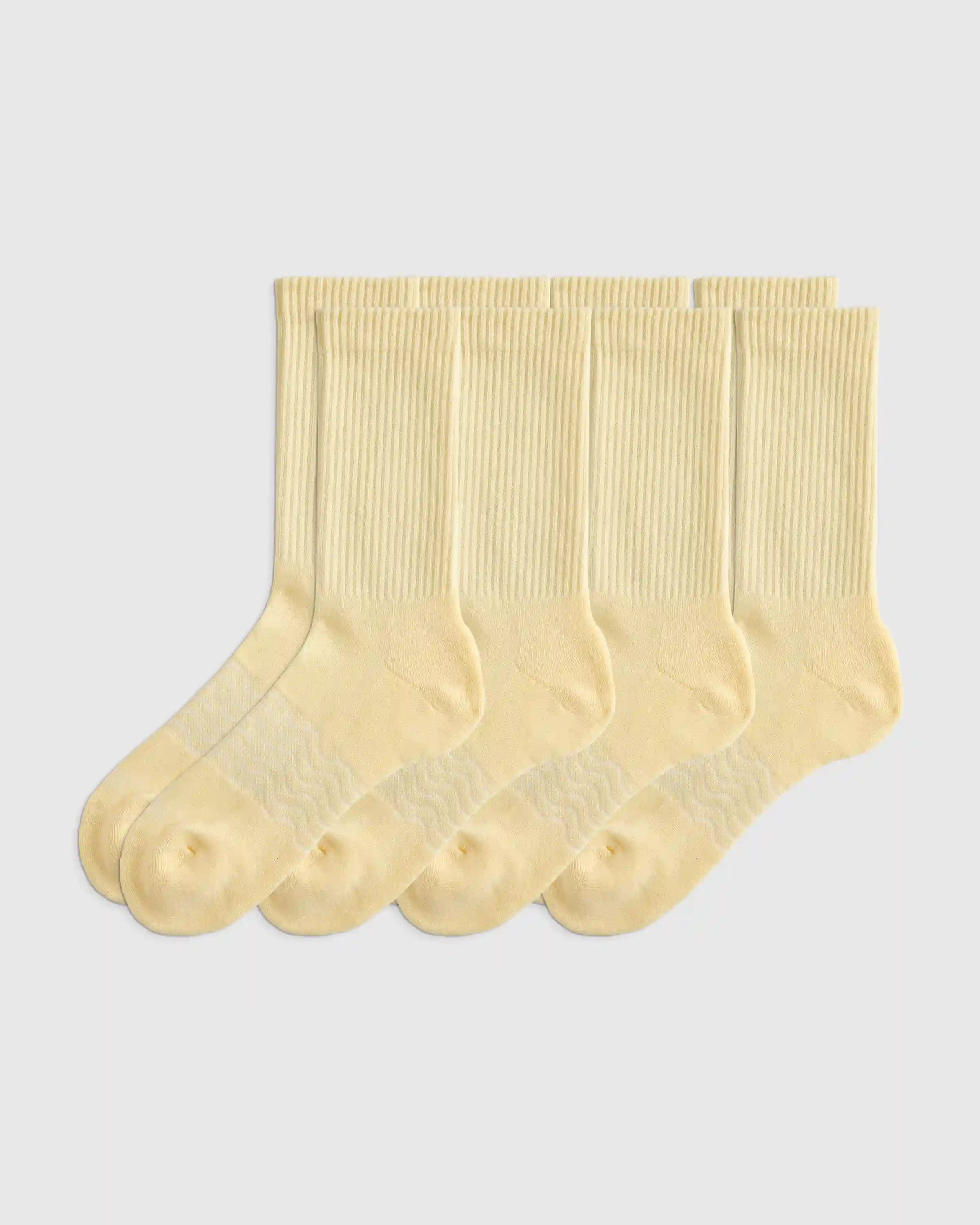 Everyday Cotton Solid Crew Socks (4-pack)