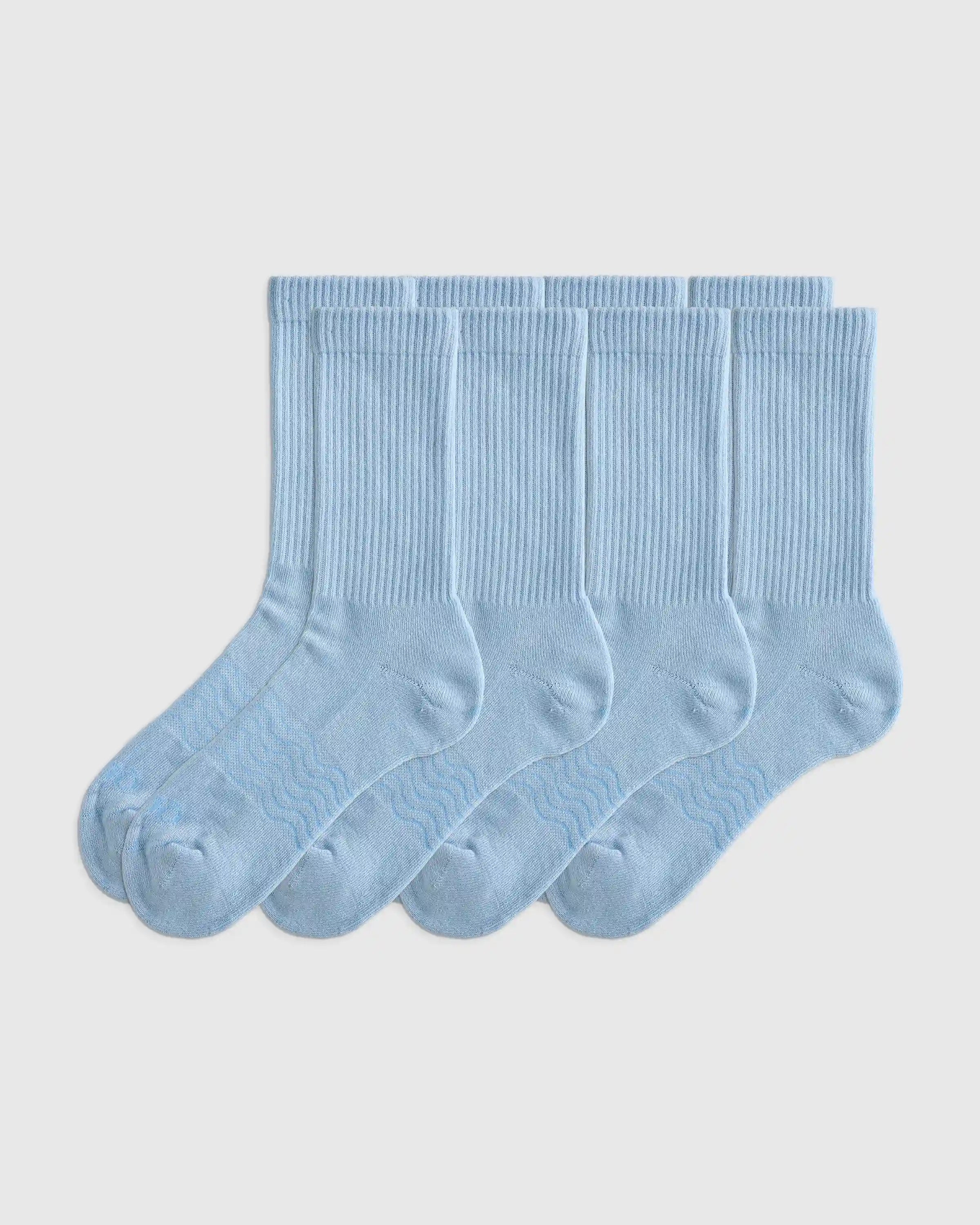 Everyday Cotton Solid Crew Socks (4-pack)