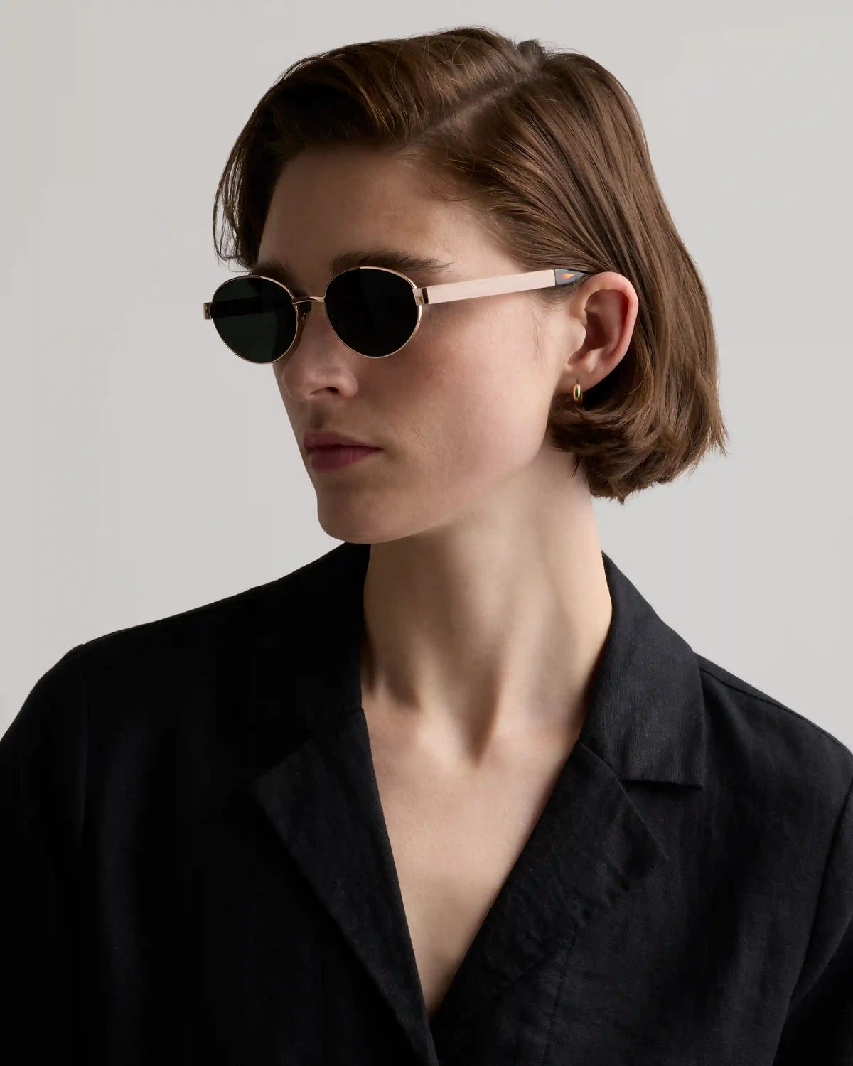 Monaco Polarized Stainless Steel Sunglasses