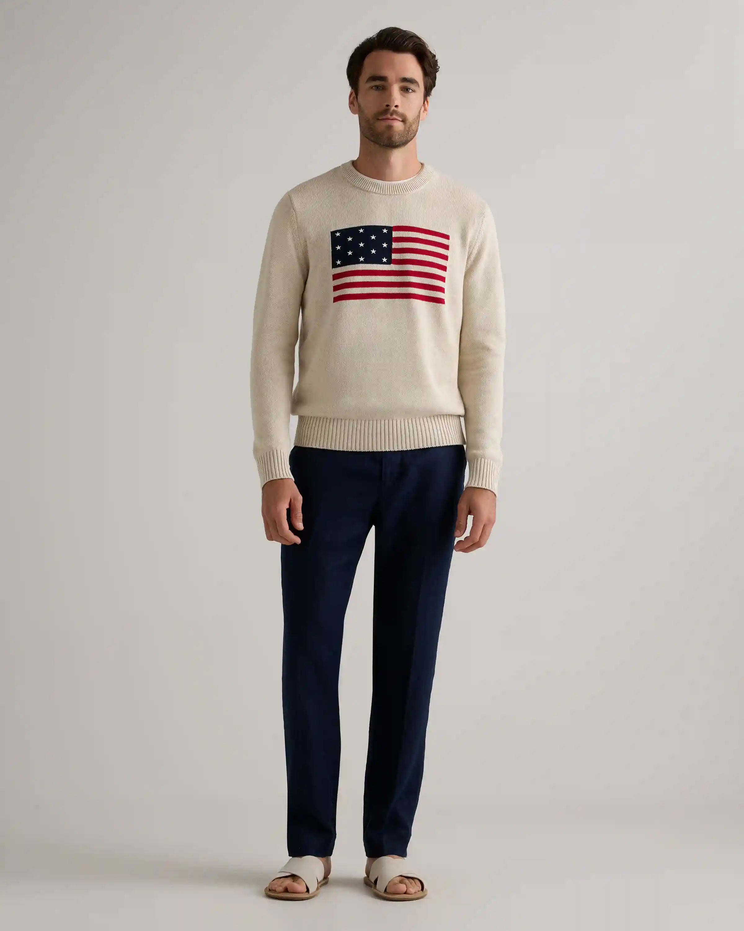 100% Organic Cotton Flag Sweater