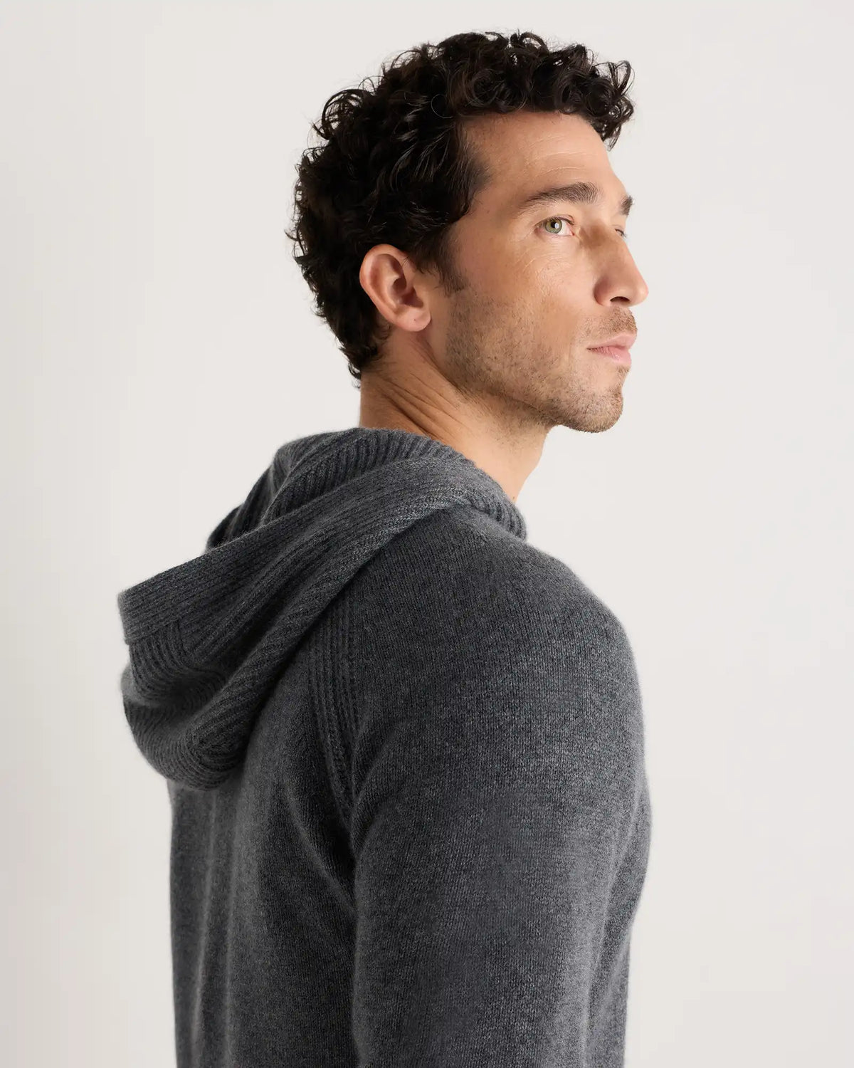 Luxe Baby Cashmere Bomber Hoodie