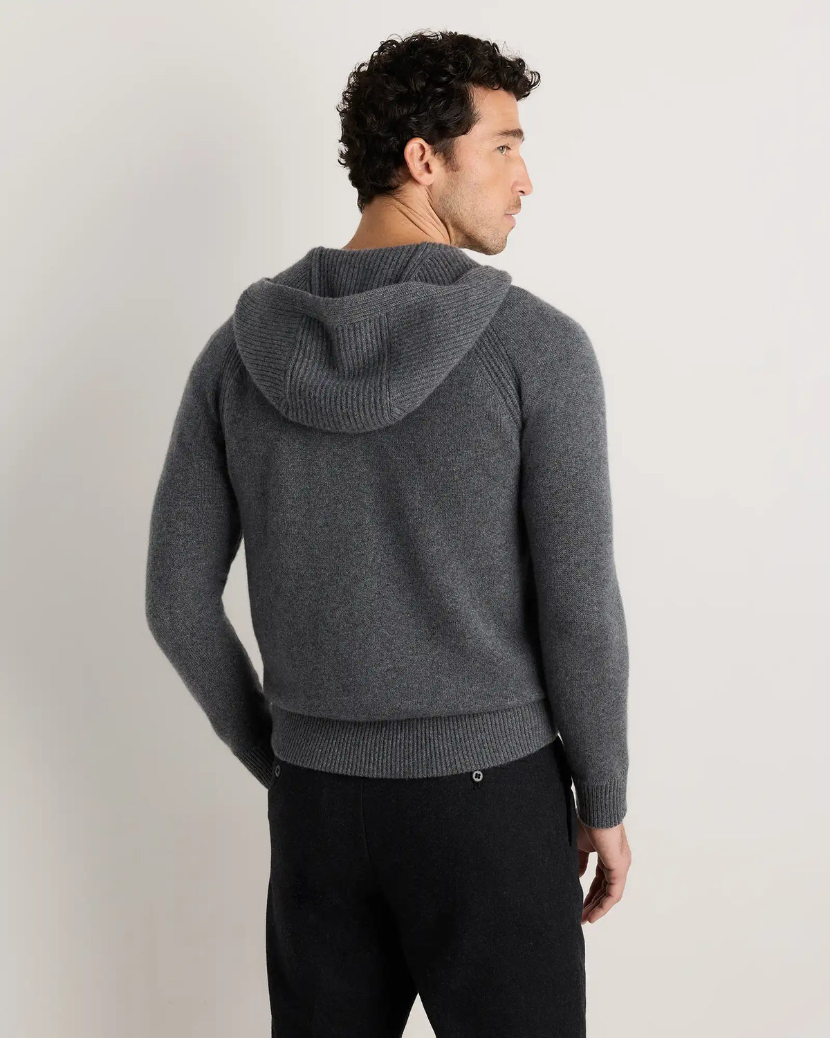 Luxe Baby Cashmere Bomber Hoodie
