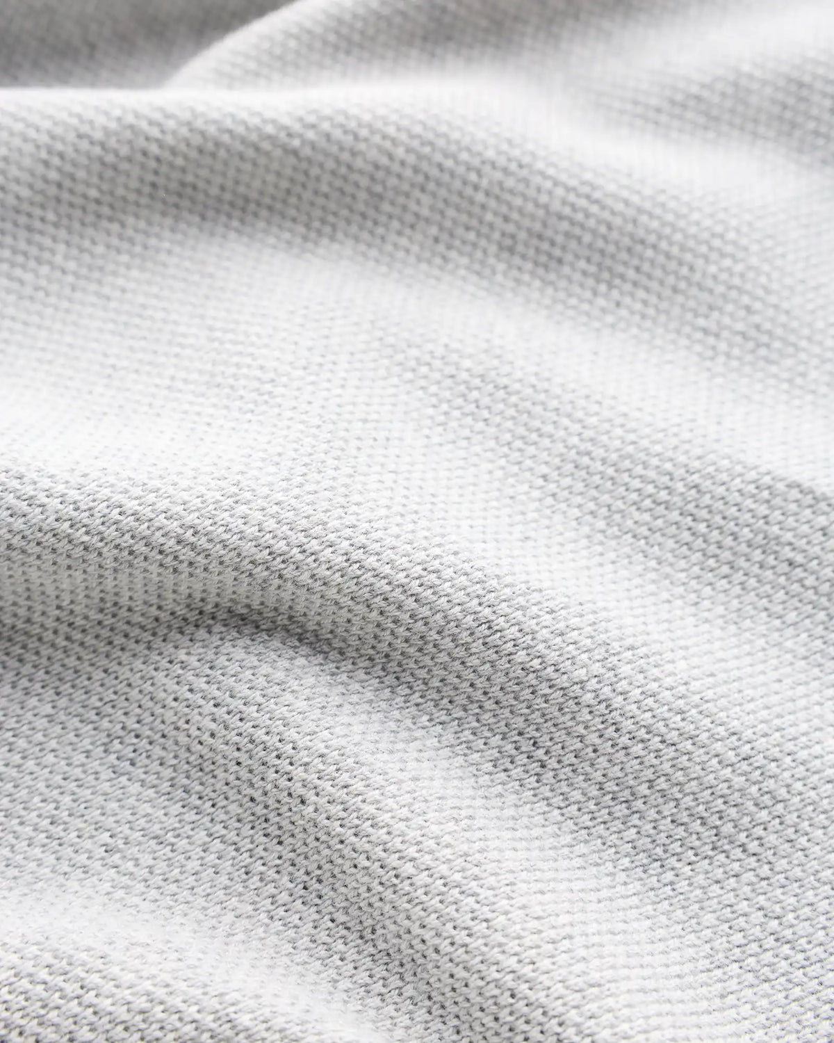 100% Organic Cotton Pique Crewneck Sweater
