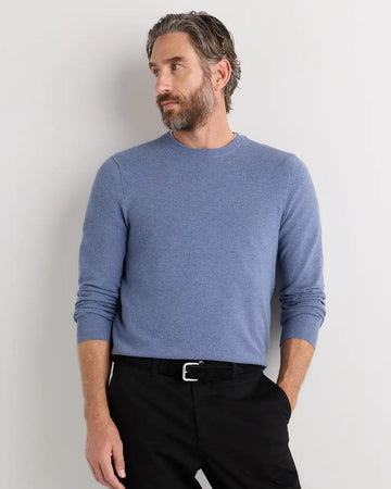 100% Organic Cotton Pique Crewneck Sweater