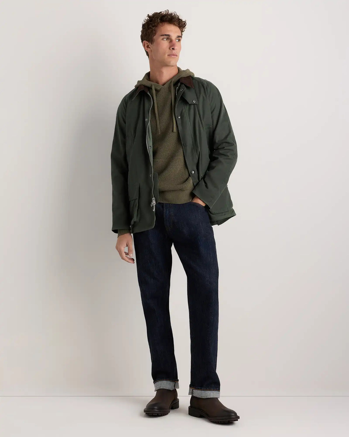 Organic Cotton Cashmere Waffle Hoodie