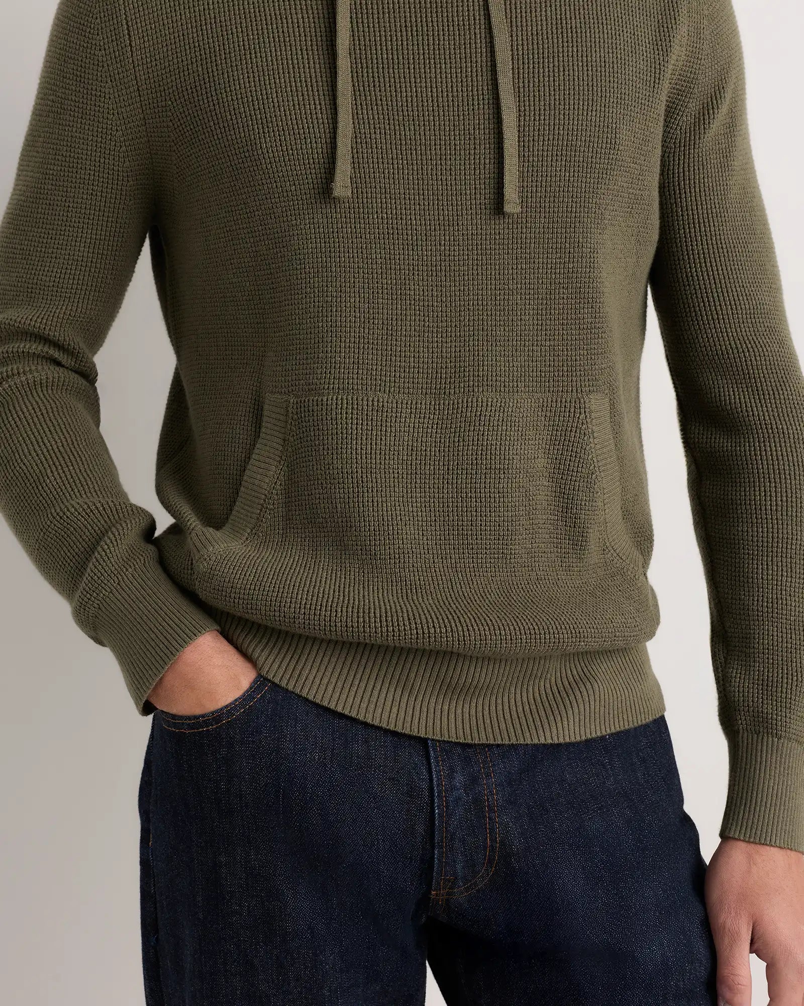 Organic Cotton Cashmere Waffle Hoodie