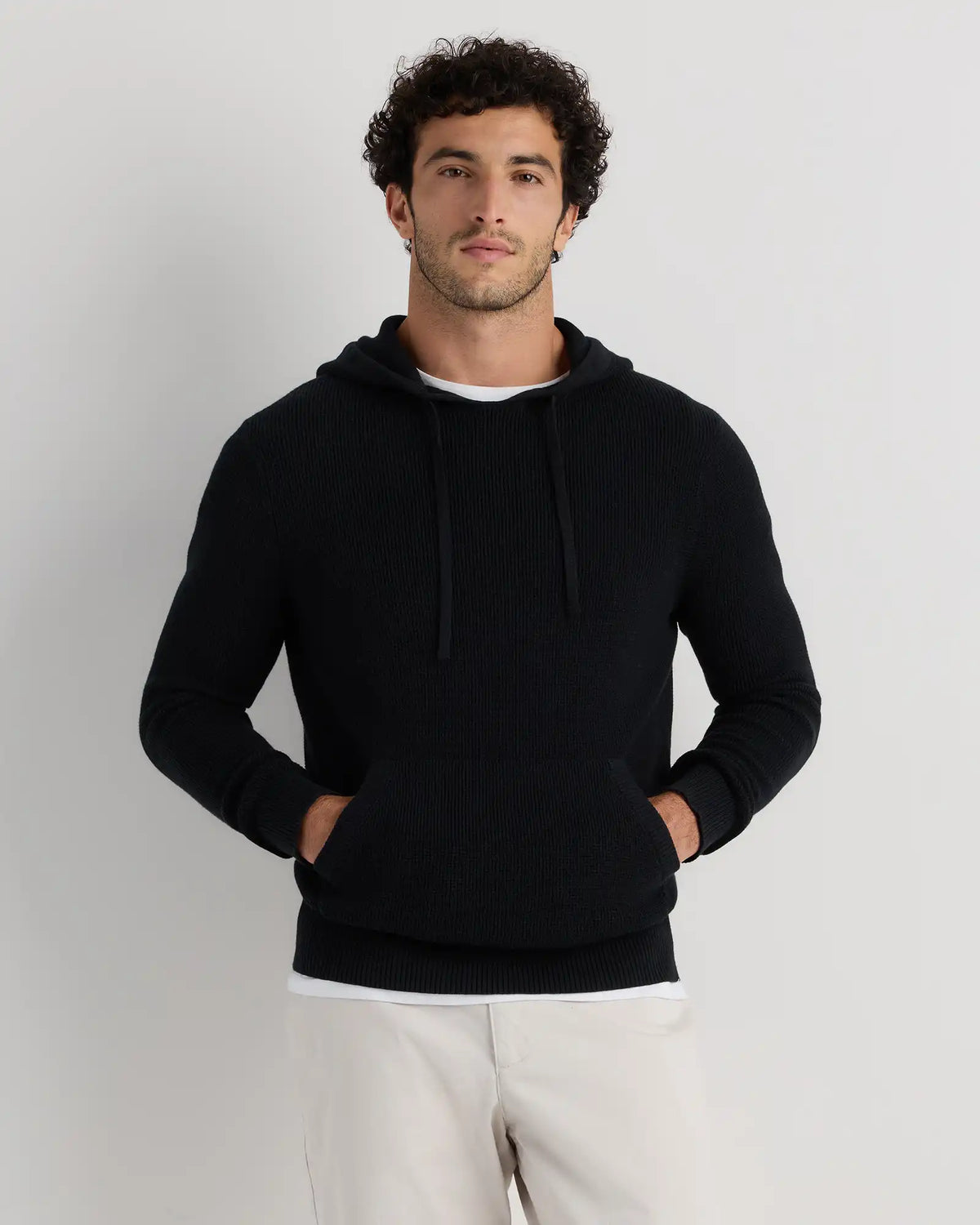 Organic Cotton Cashmere Waffle Hoodie