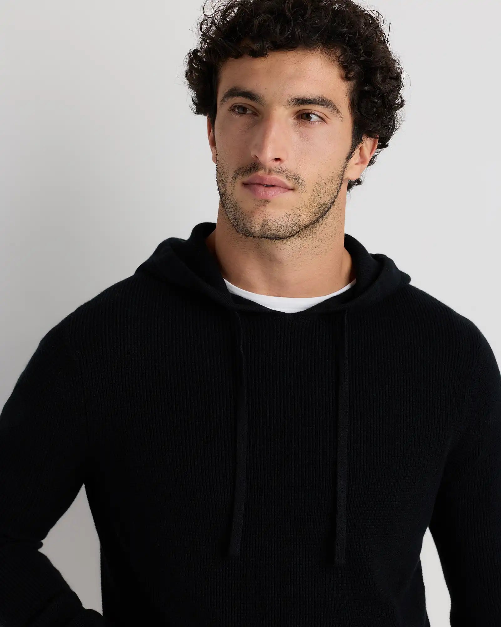 Organic Cotton Cashmere Waffle Hoodie