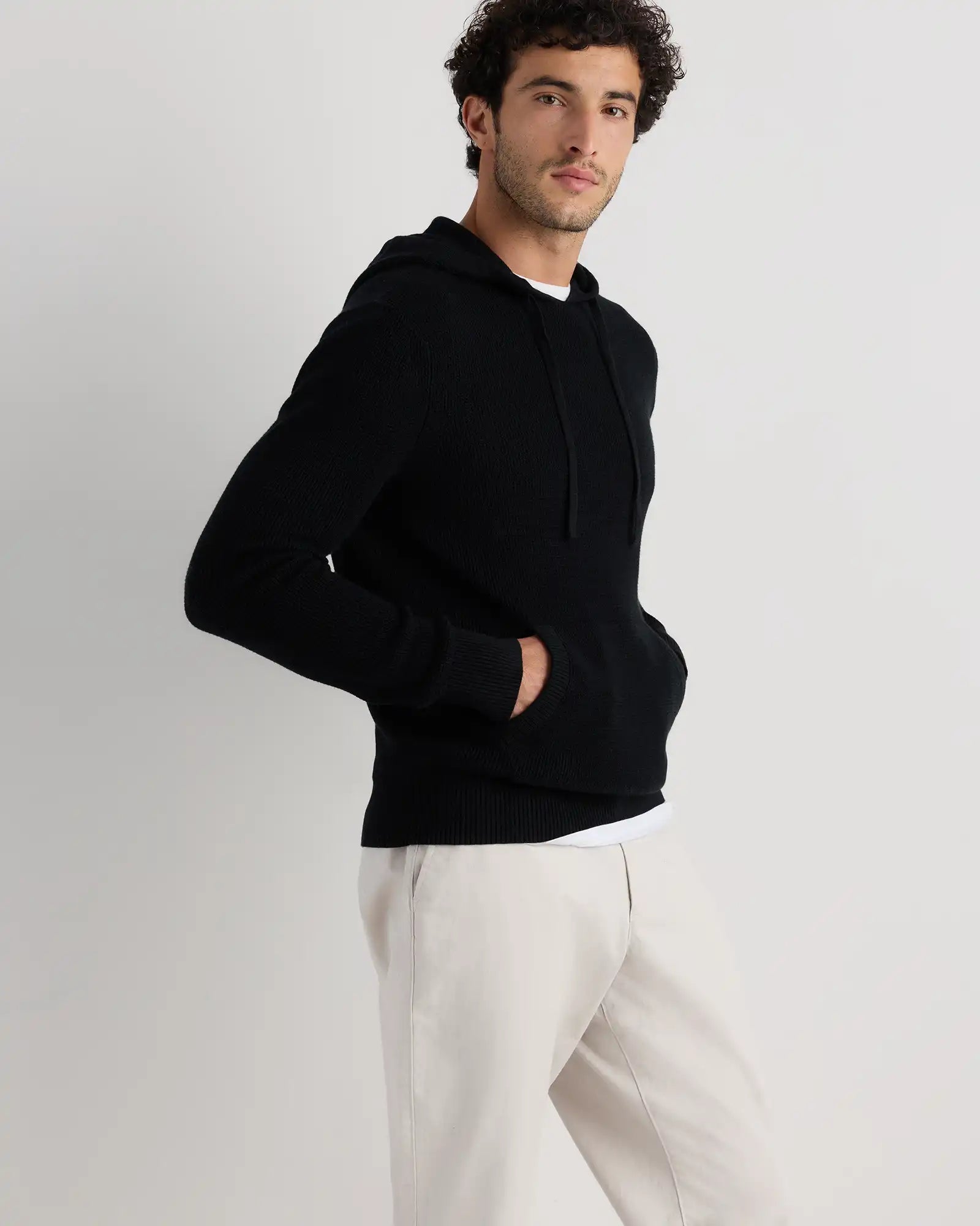 Organic Cotton Cashmere Waffle Hoodie