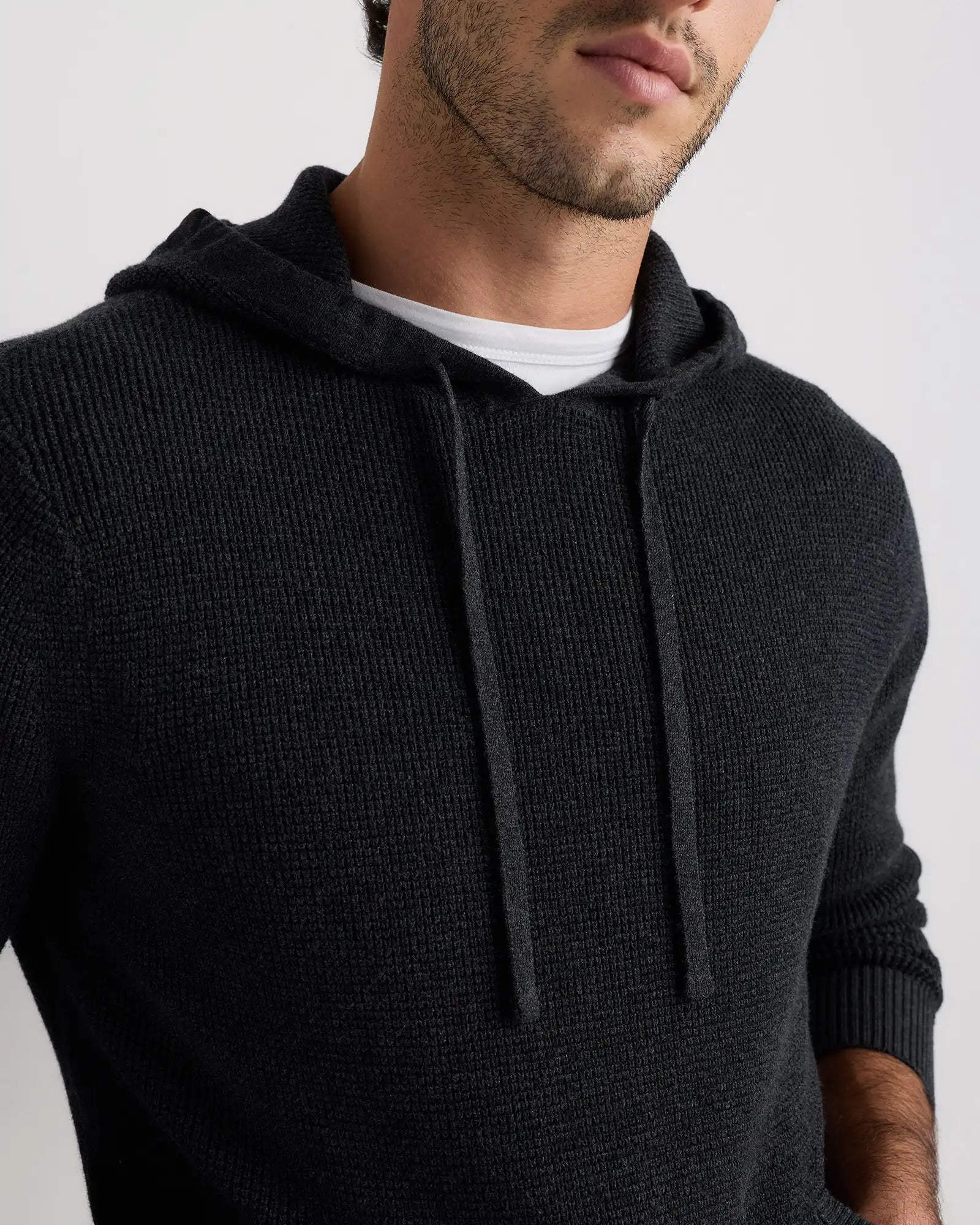 Organic Cotton Cashmere Waffle Hoodie