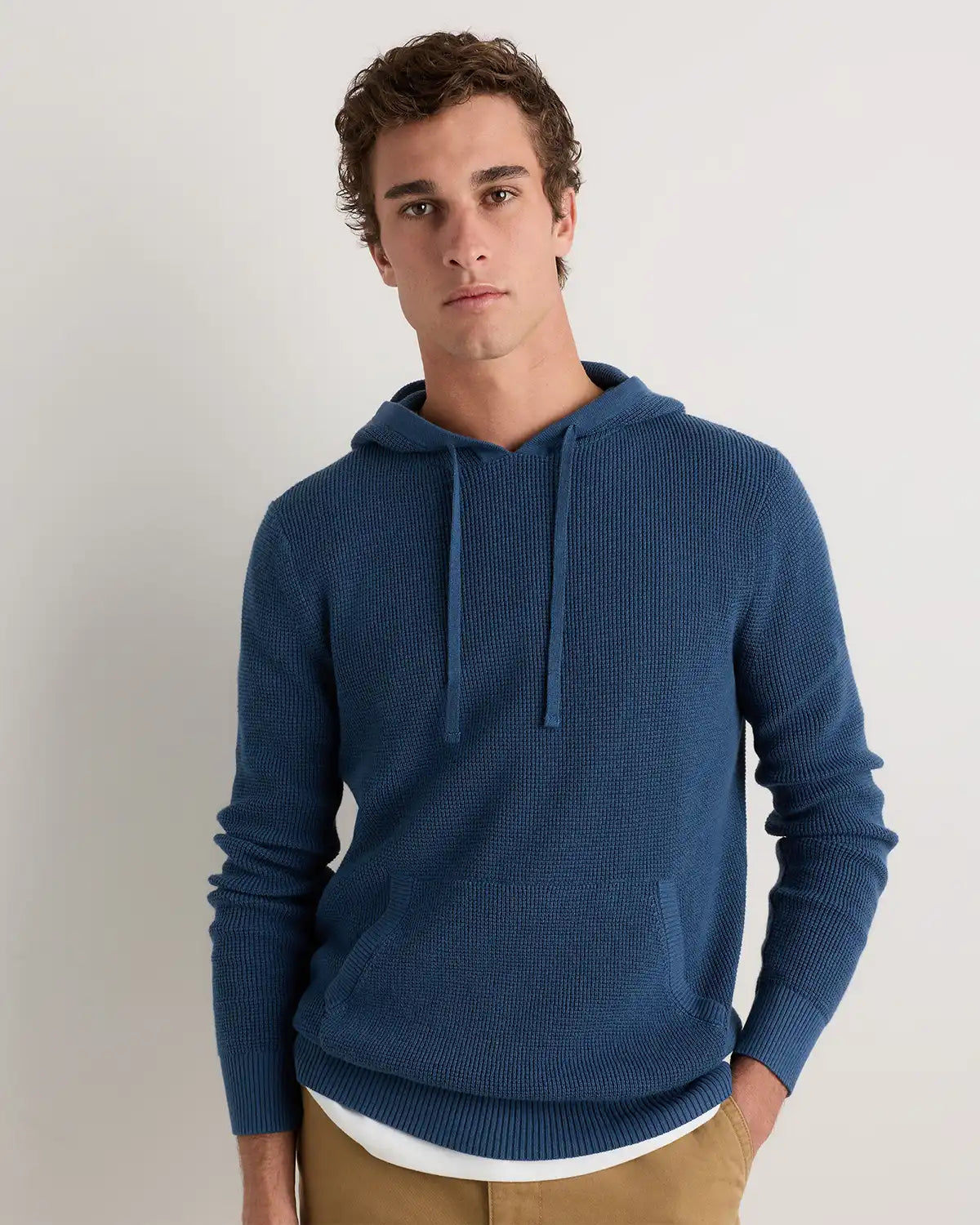 Organic Cotton Cashmere Waffle Hoodie