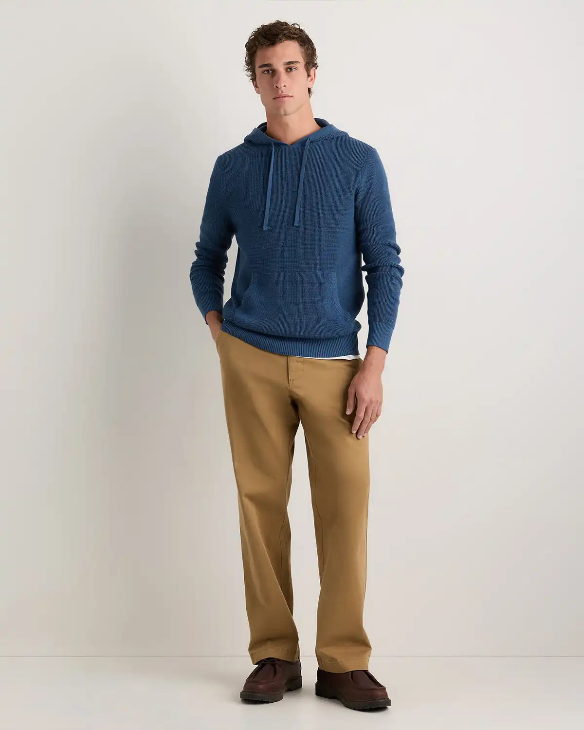 Organic Cotton Cashmere Waffle Hoodie