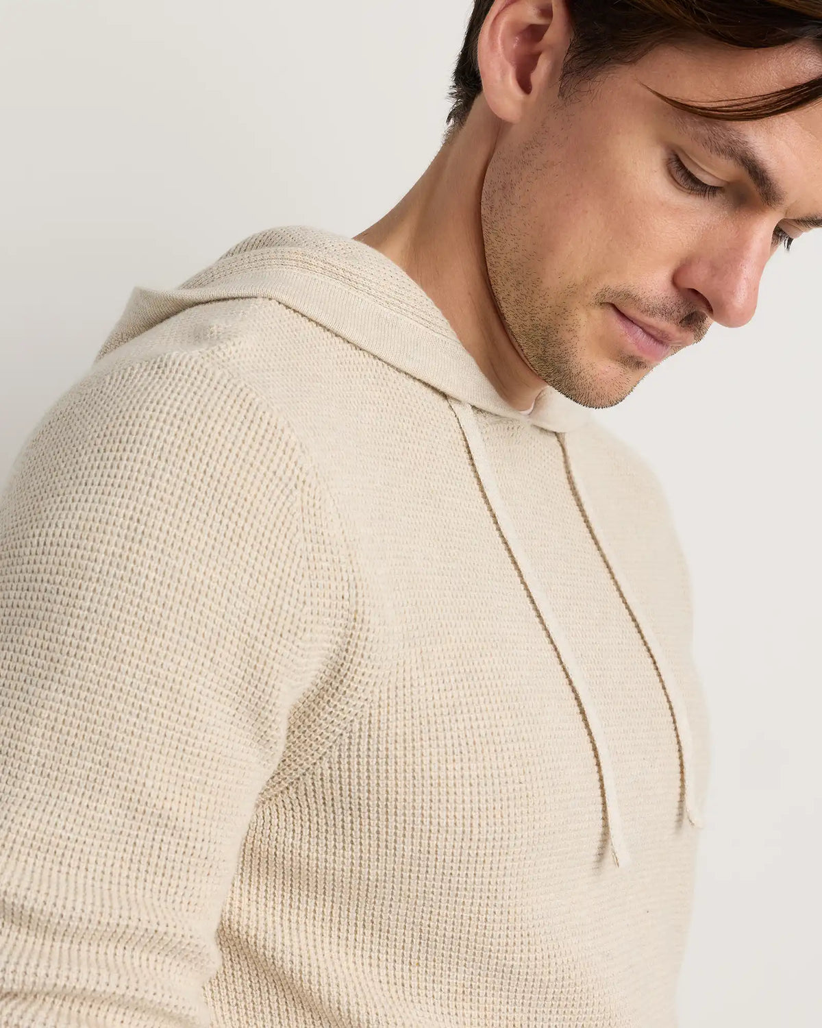 Organic Cotton Cashmere Waffle Hoodie