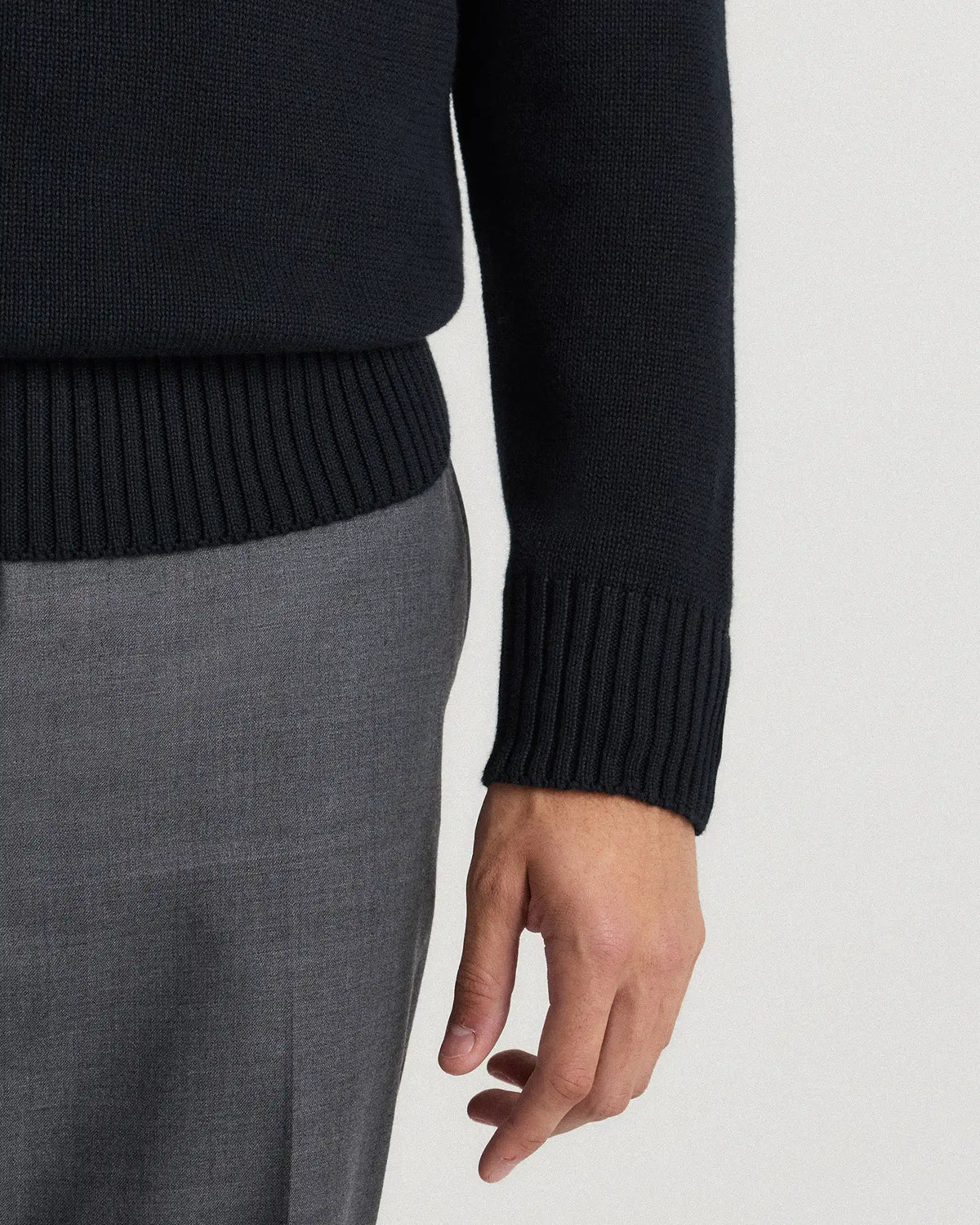 100% Organic Cotton Quarter-Zip Sweater
