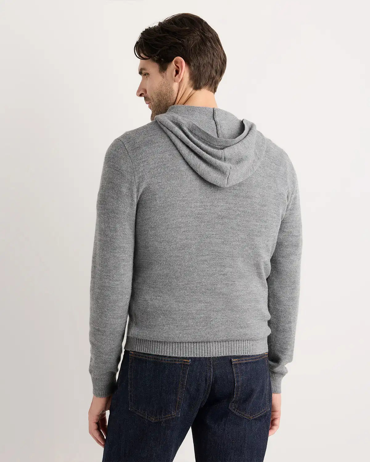 Alpaca-Wool Hooded Sweater