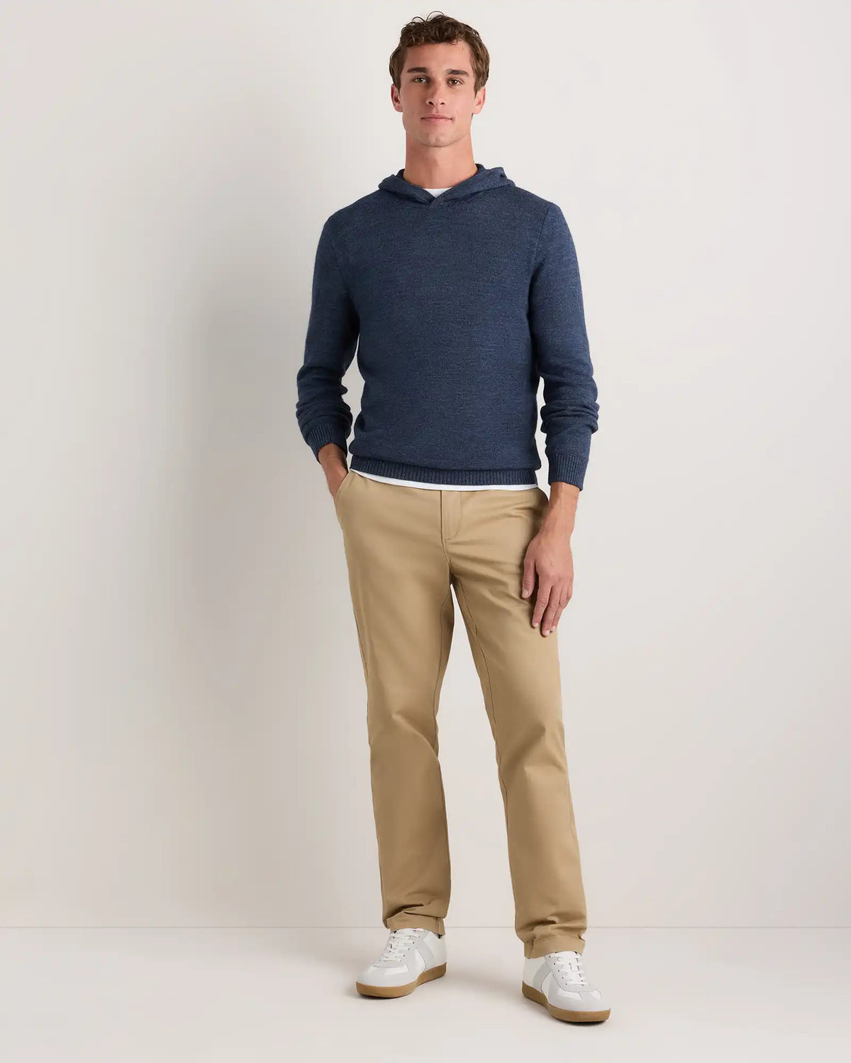 Alpaca-Wool Hooded Sweater