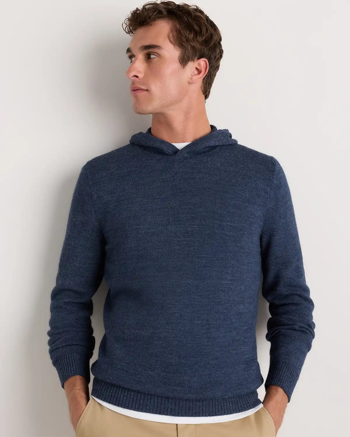 Alpaca-Wool Hooded Sweater