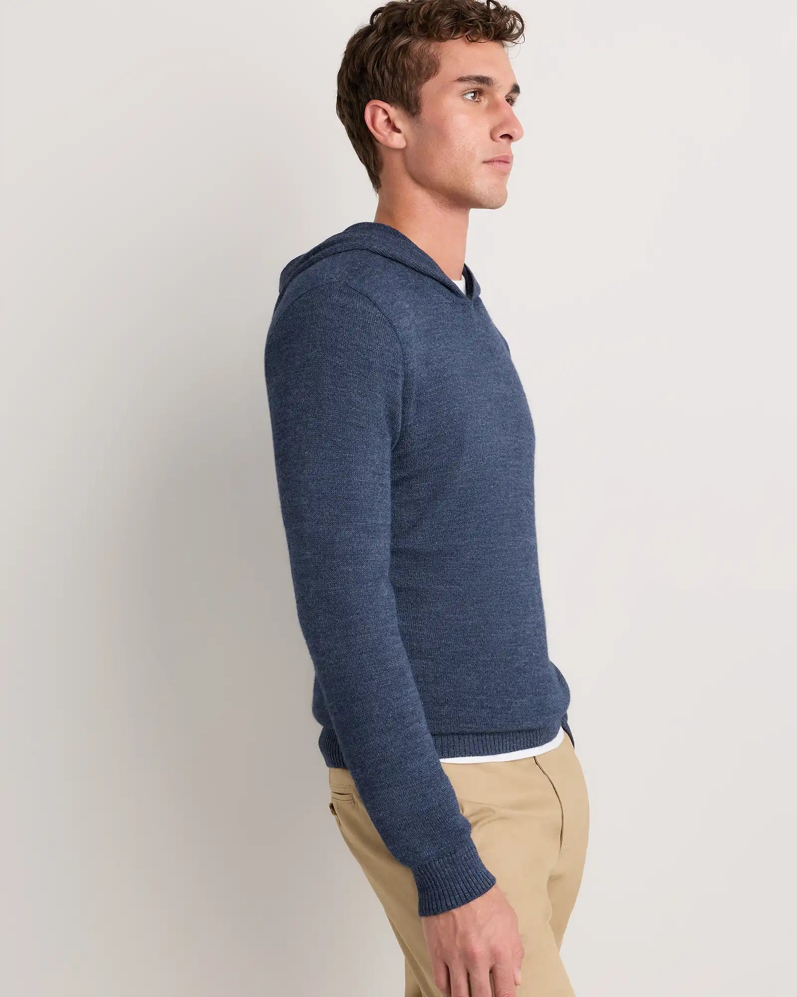 Alpaca-Wool Hooded Sweater