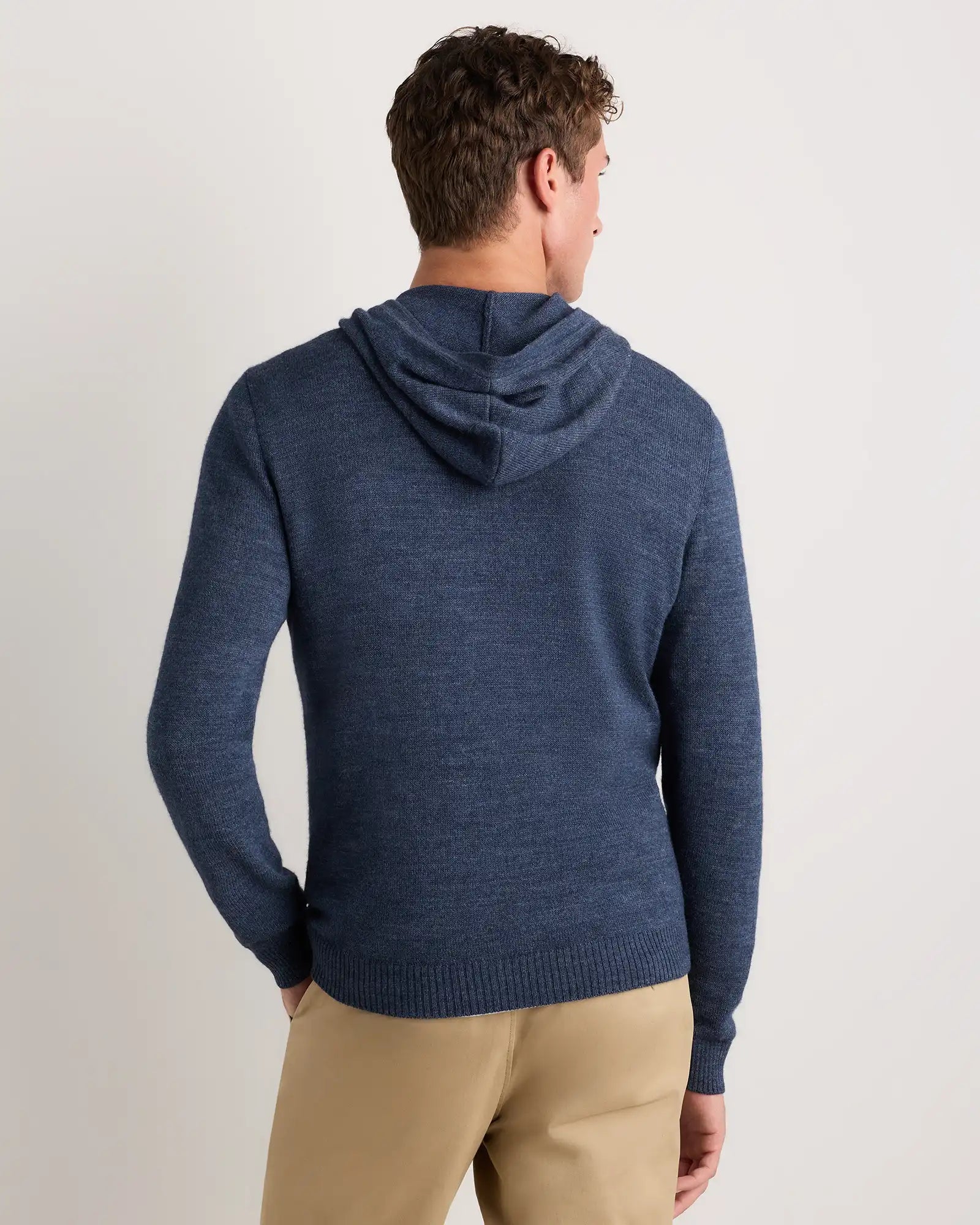 Alpaca-Wool Hooded Sweater