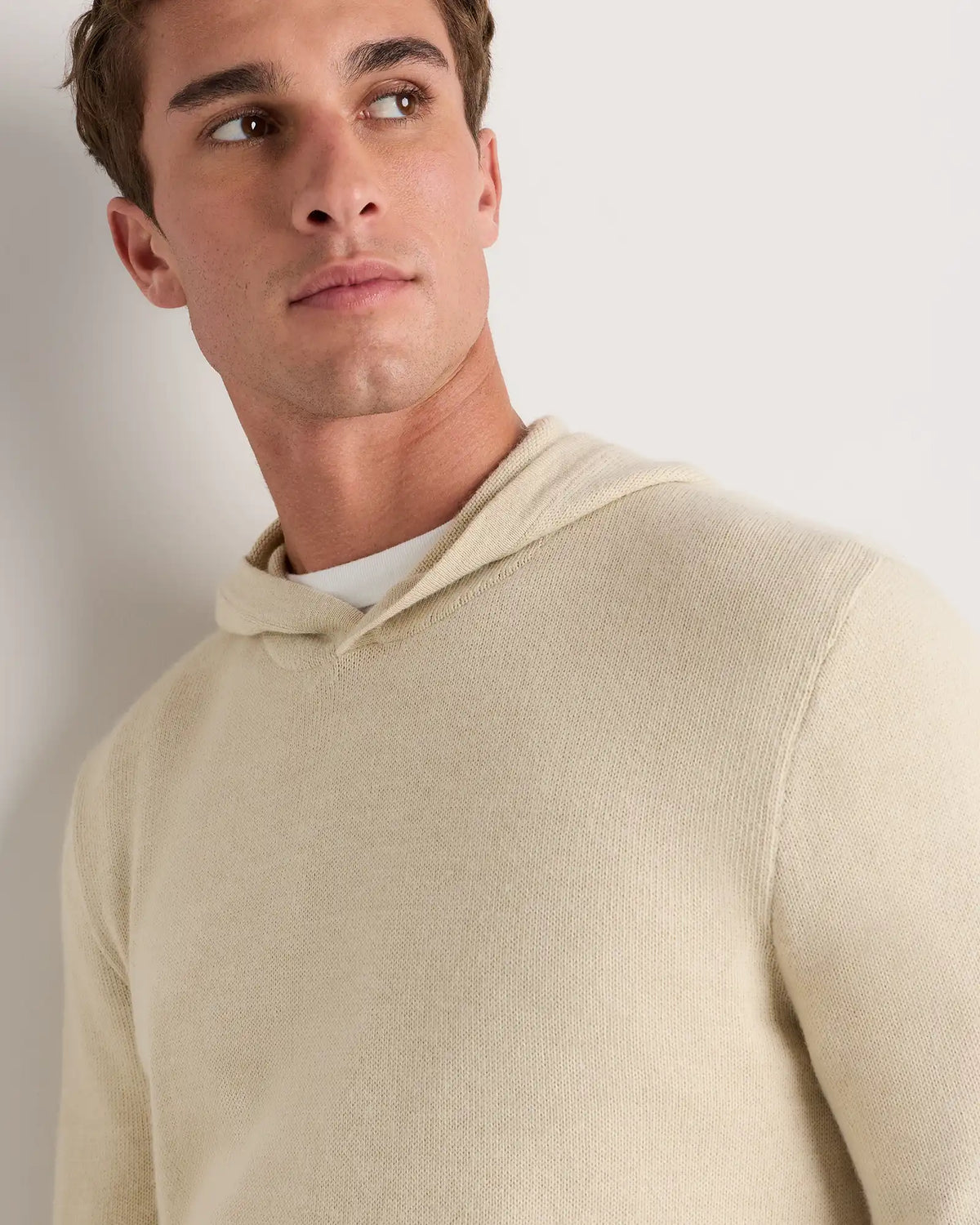 Alpaca-Wool Hooded Sweater