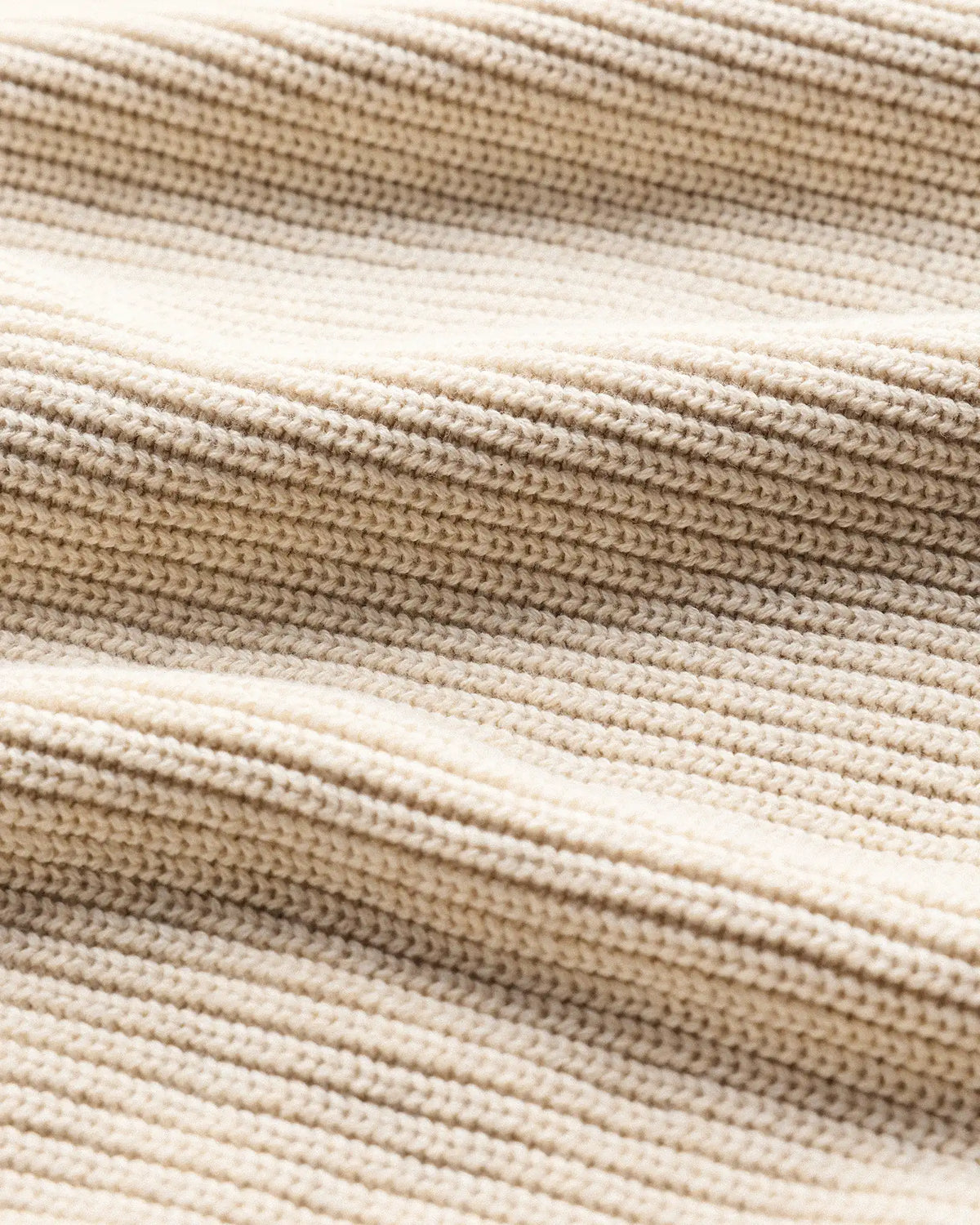 100% Organic Cotton Ribbed Polo Sweater