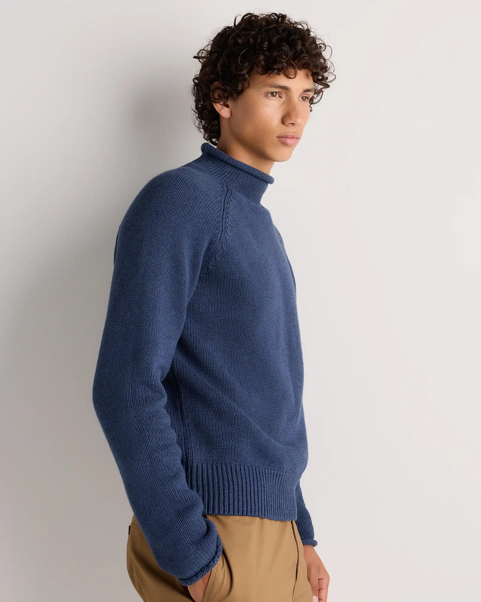 100% Organic Cotton Rollneck Sweater