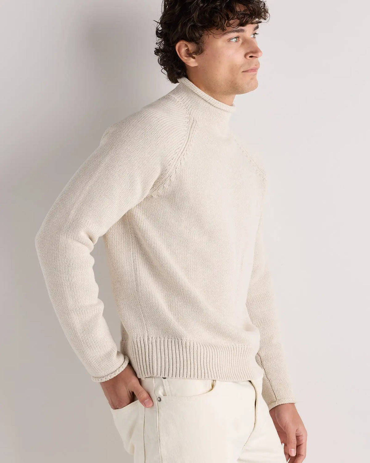 100% Organic Cotton Rollneck Sweater