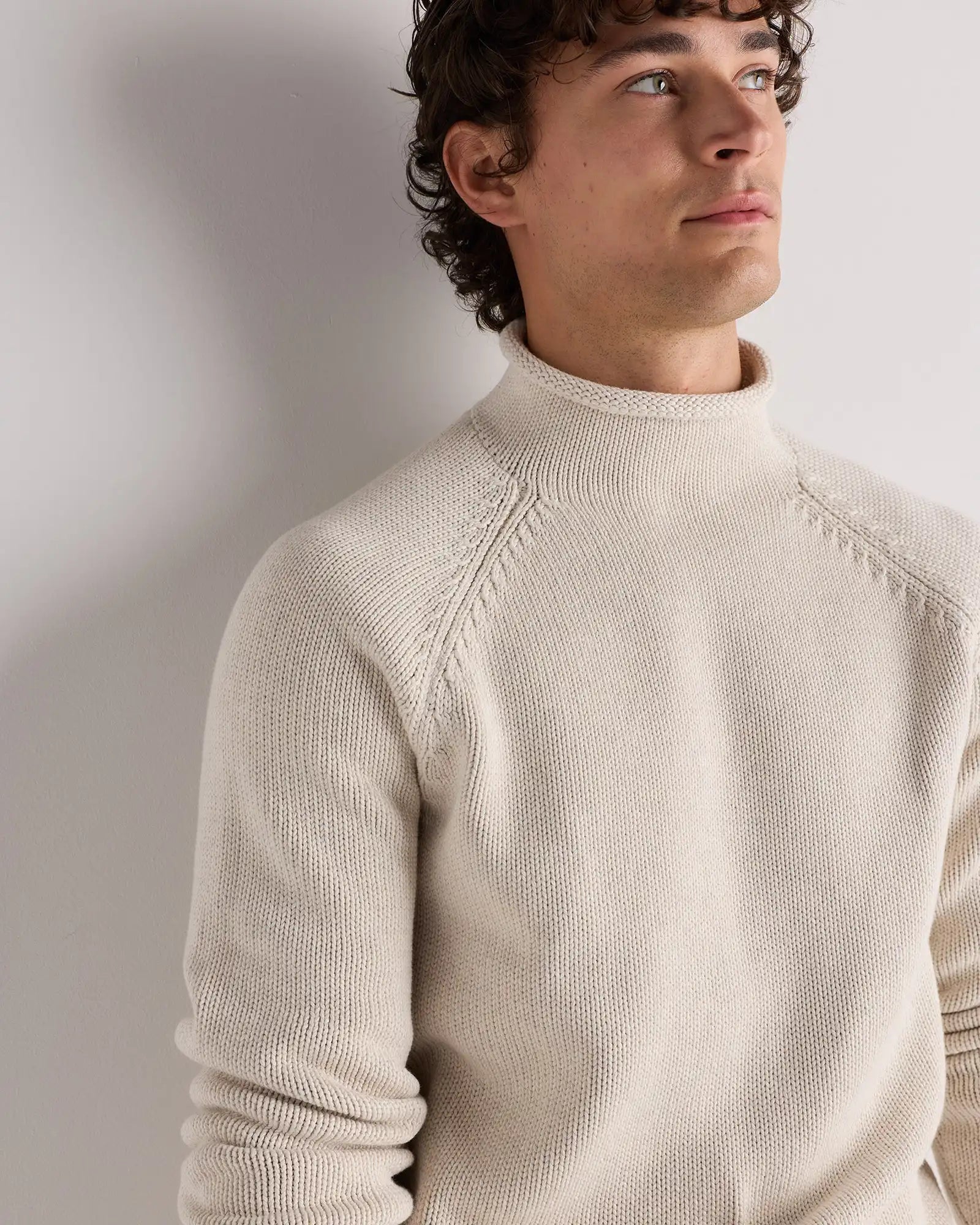 100% Organic Cotton Rollneck Sweater