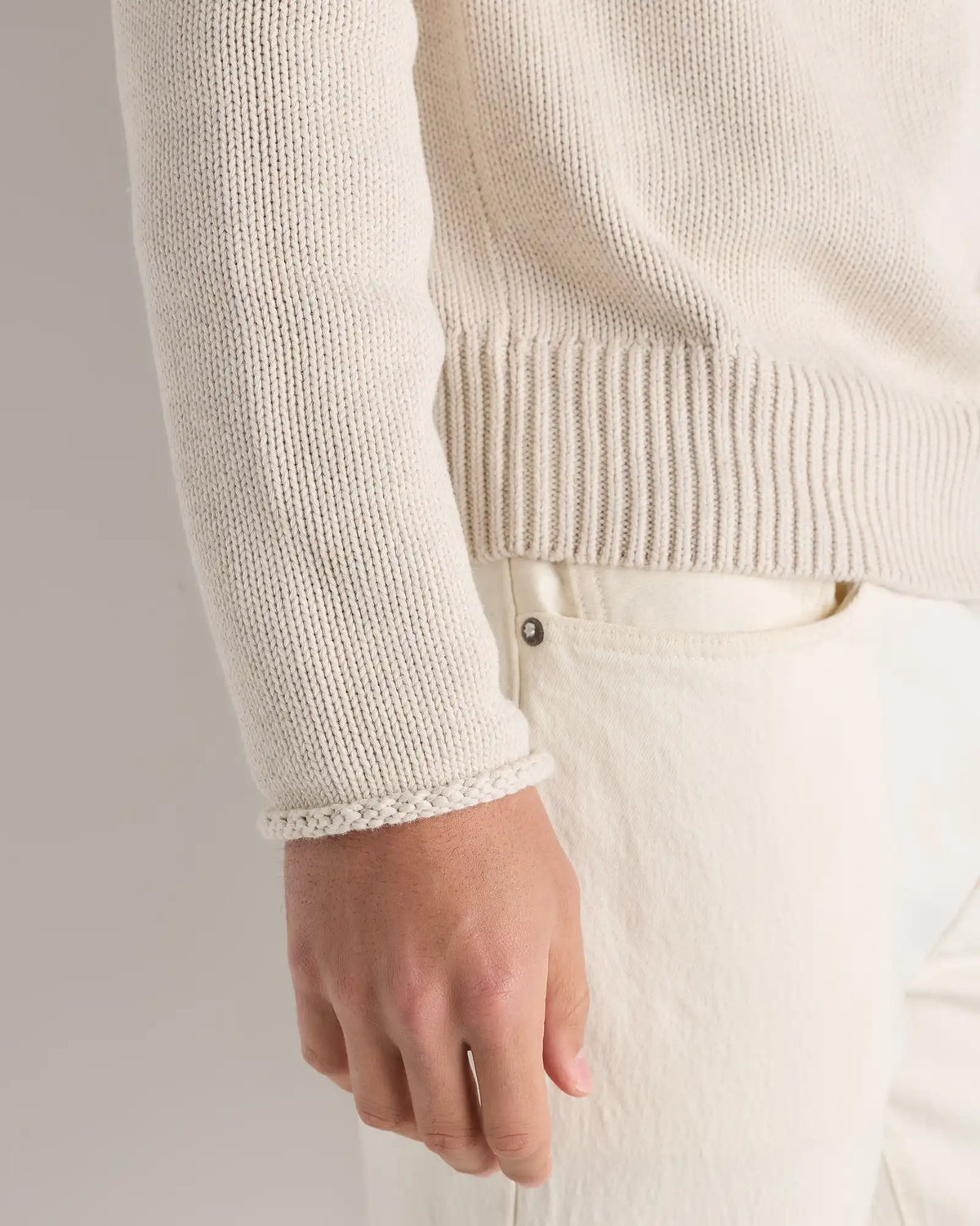 100% Organic Cotton Rollneck Sweater