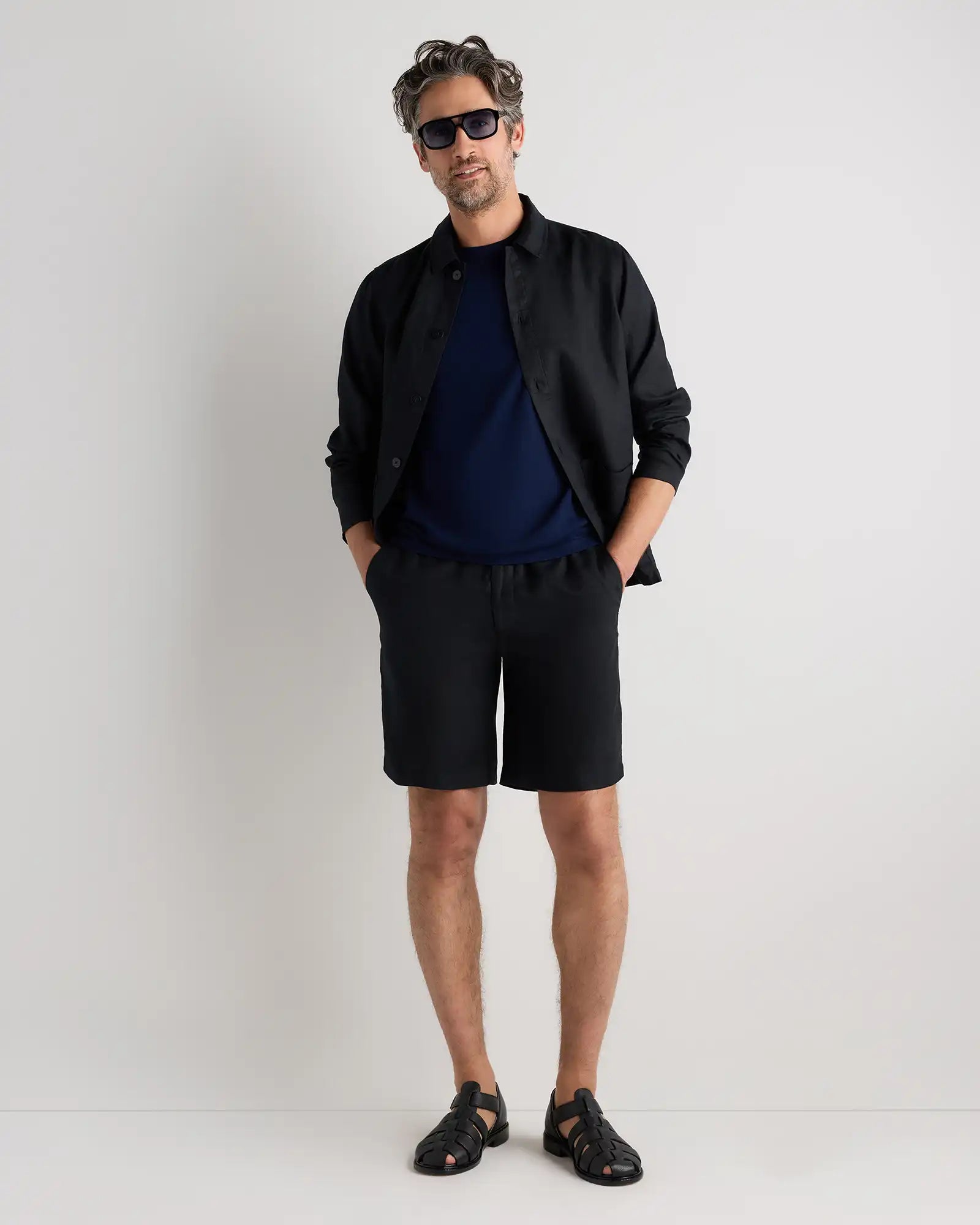 Cotton-Silk Short Sleeve Crewneck Sweater