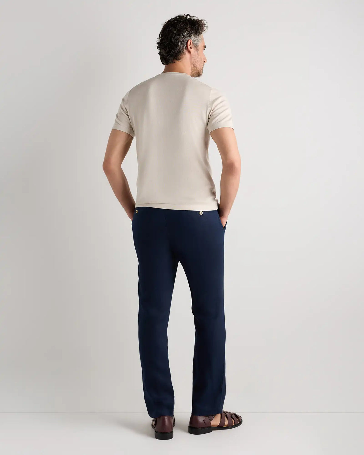 Cotton-Silk Short Sleeve Crewneck Sweater