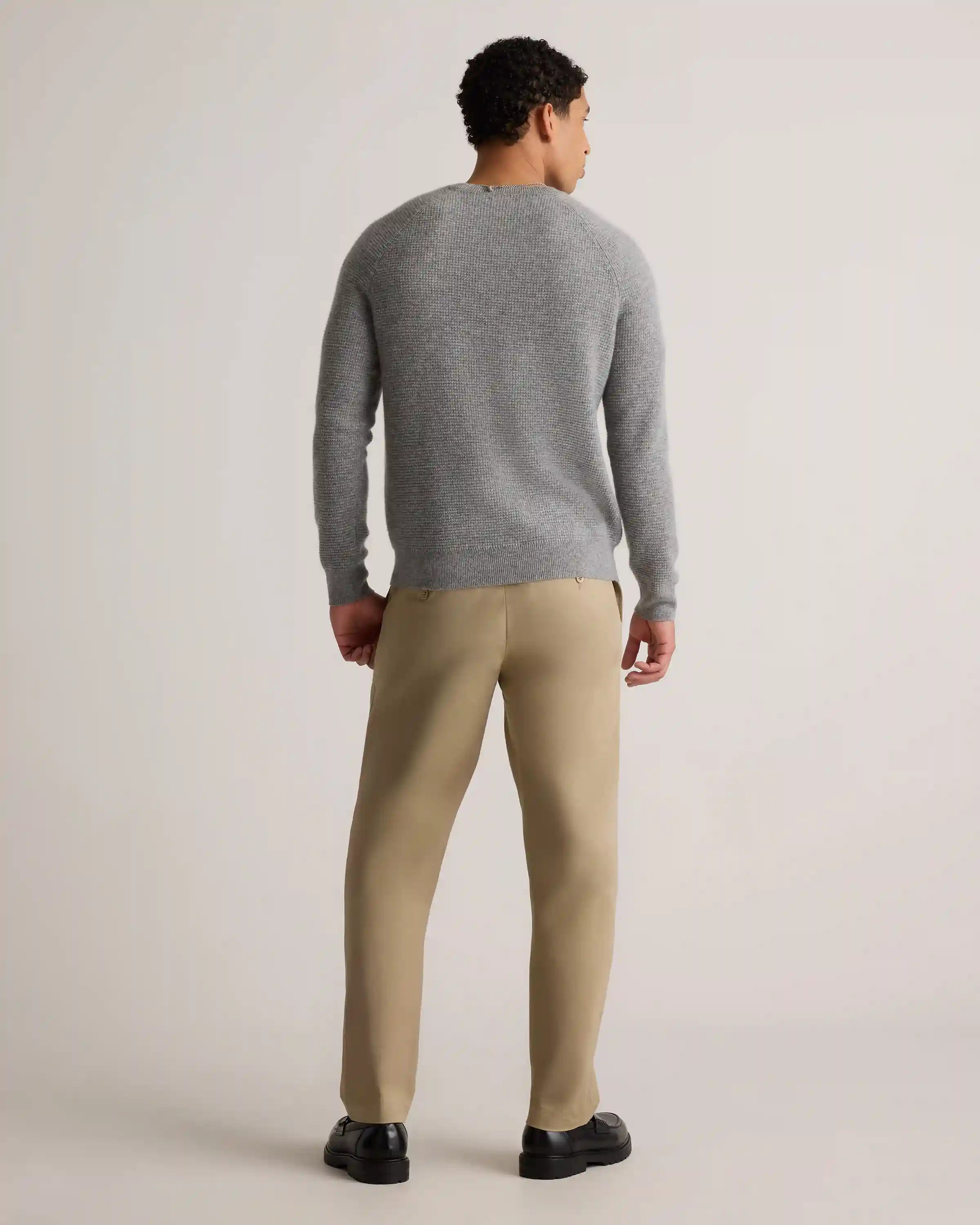 Mongolian Cashmere Waffle Sweatshirt