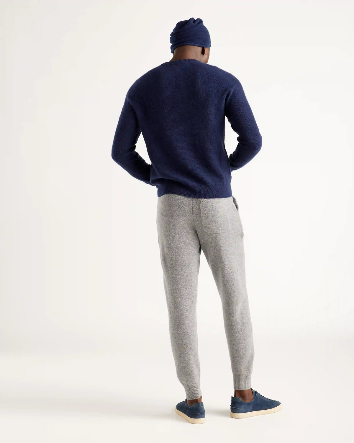 Mongolian Spring Cashmere Waffle Sweatshirt