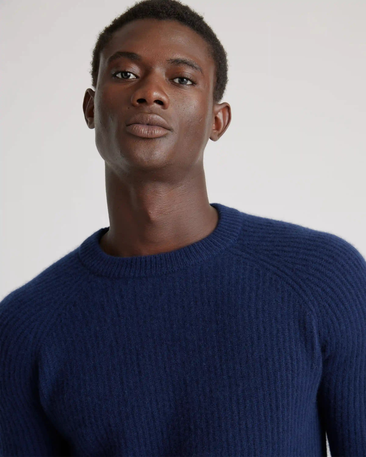 Mongolian Spring Cashmere Fisherman Crewneck Sweater